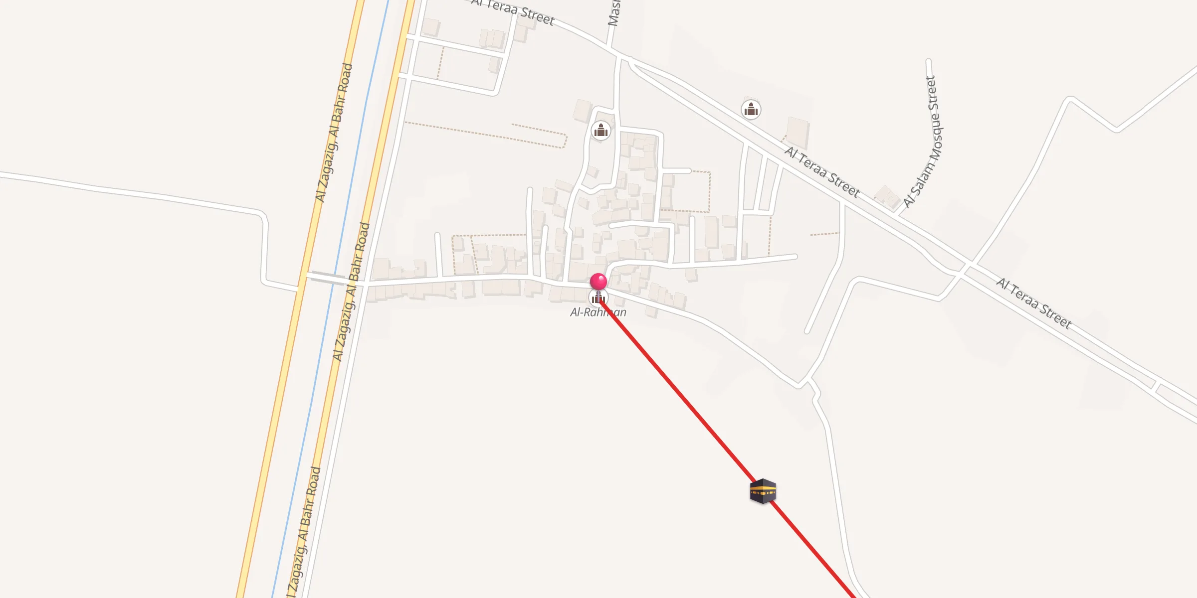 Carte de localisation : Al-Rahman