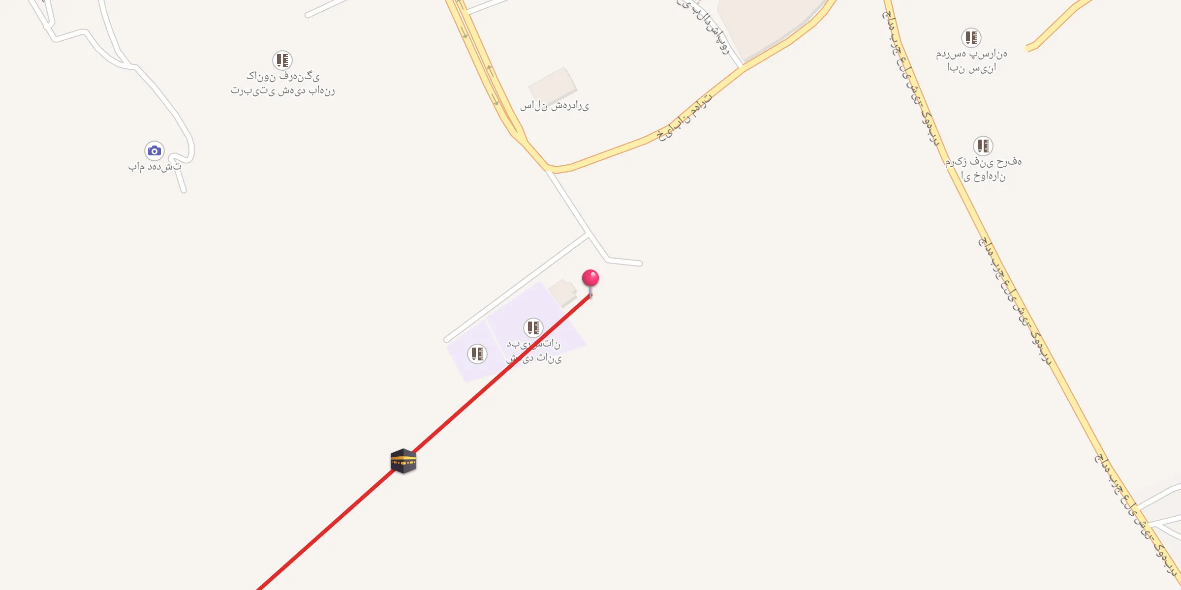 Carte de localisation : آستان مرقد امامزاده آقامیر
