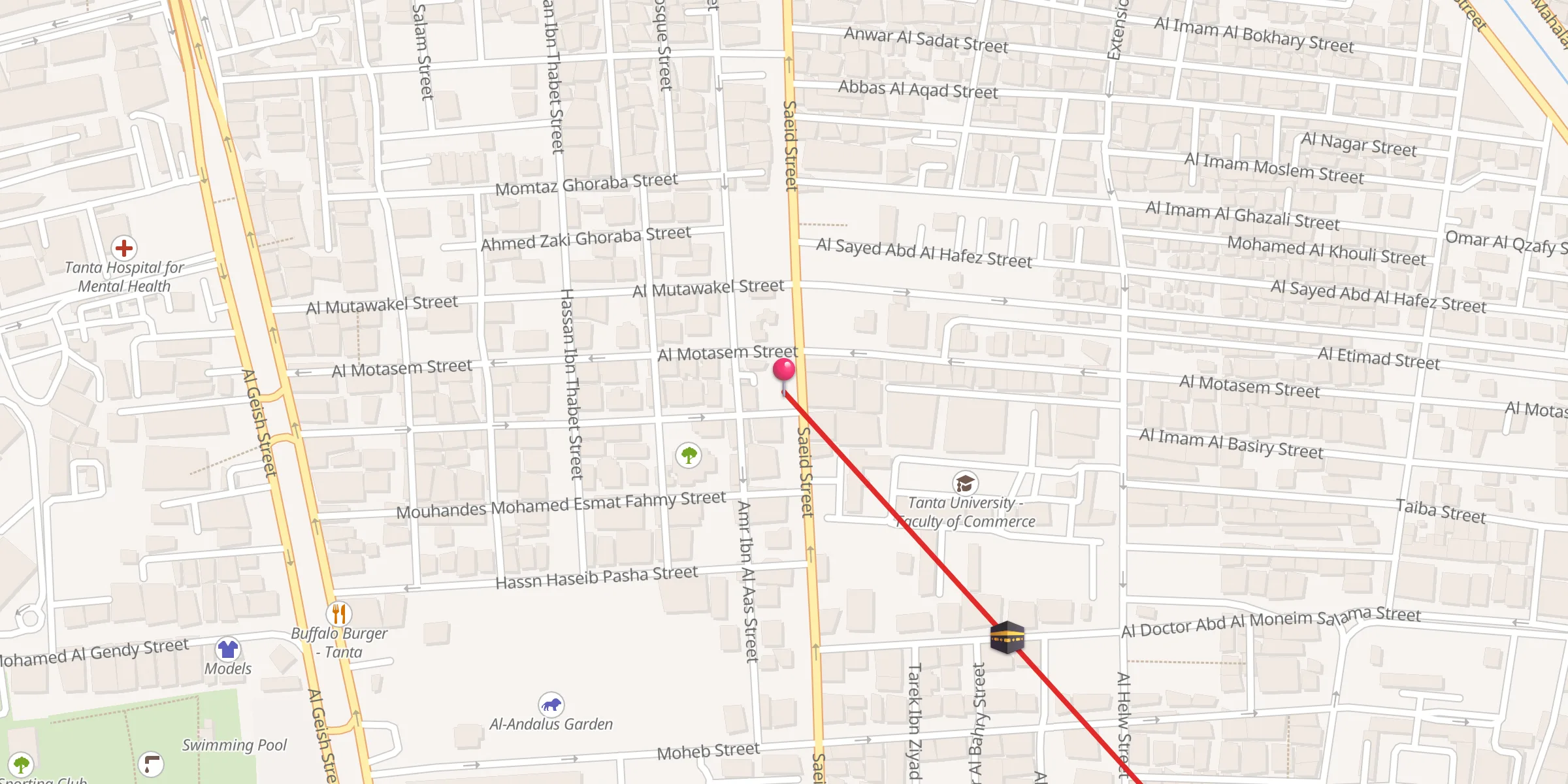 Carte de localisation : مسجد الدماطي