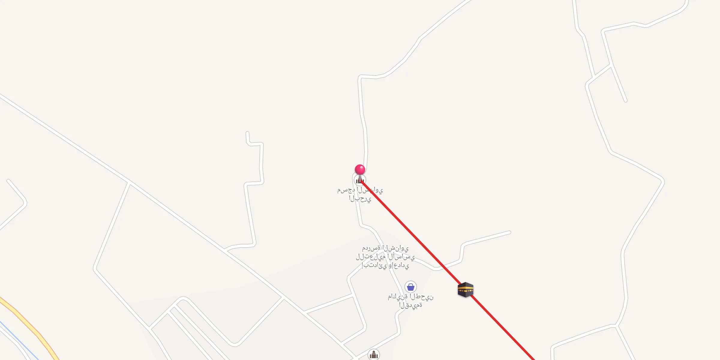 Carte de localisation : مسجد الشناوي البحري