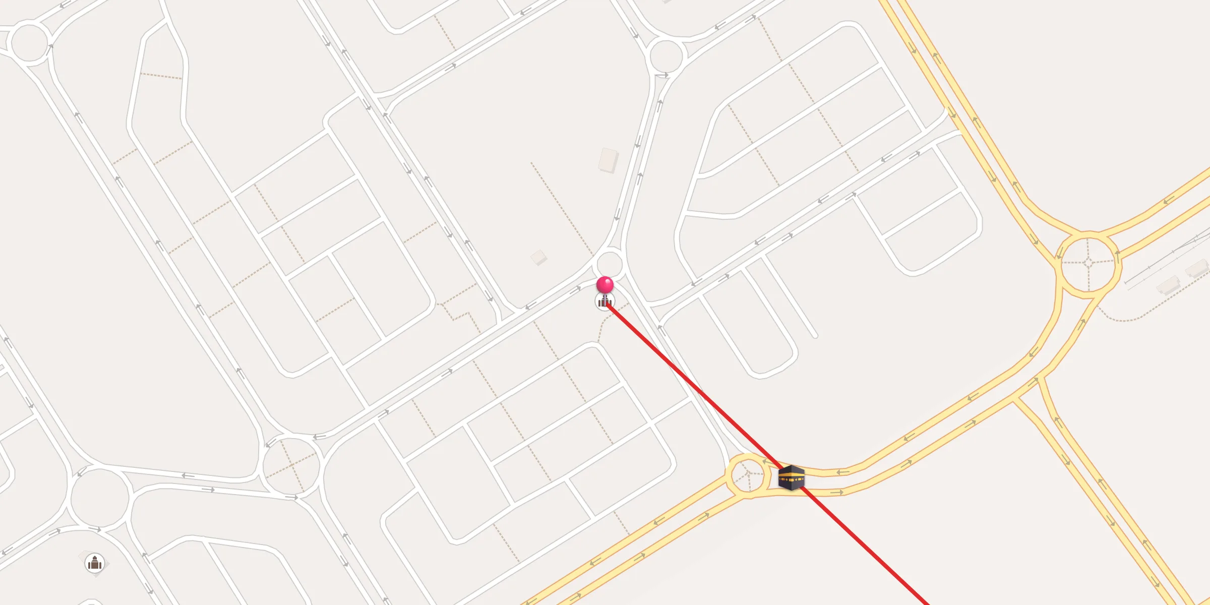 Carte de localisation : Mosquée