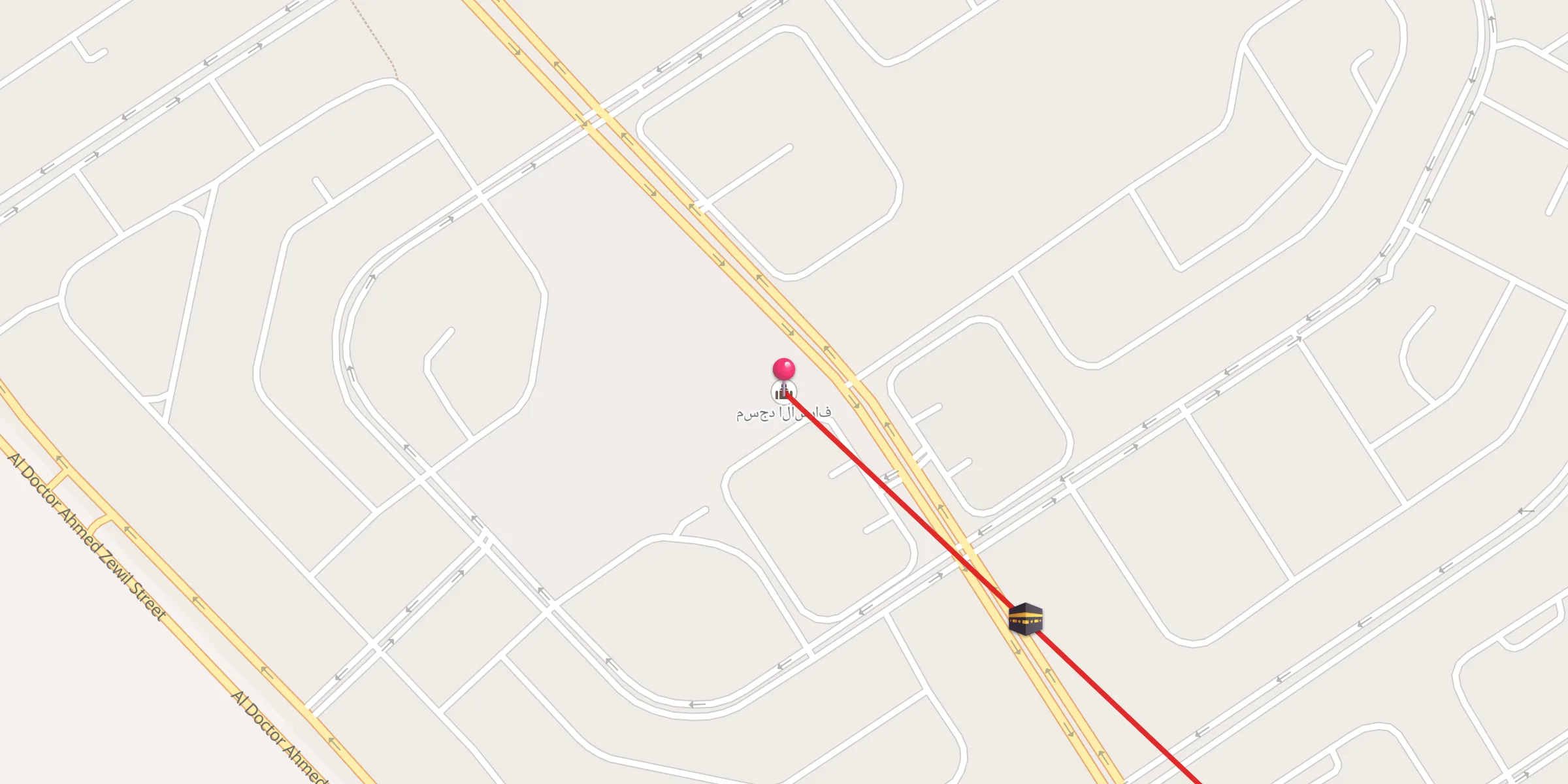 Carte de localisation : مسجد الأشراف