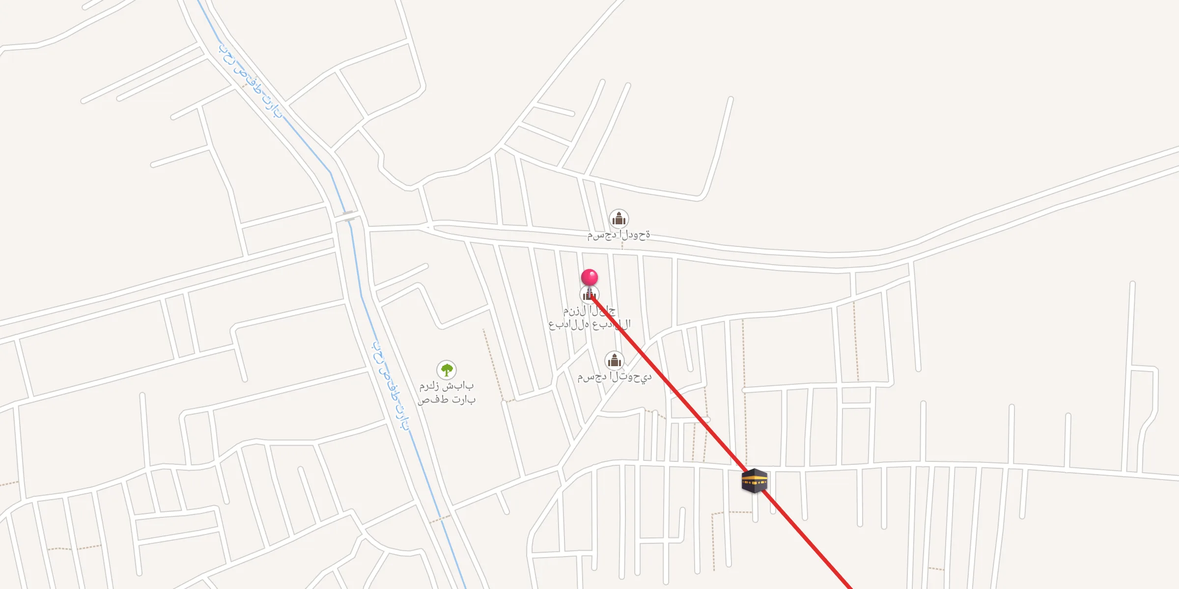 Carte de localisation : منزل الحاج عبدالله عبداللا