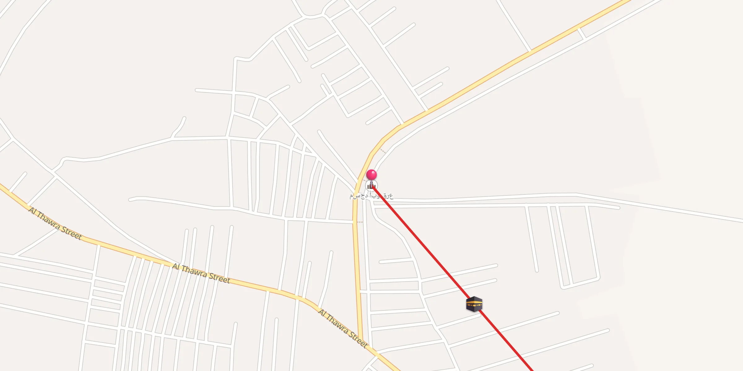 Carte de localisation : مسجد أبو قرع