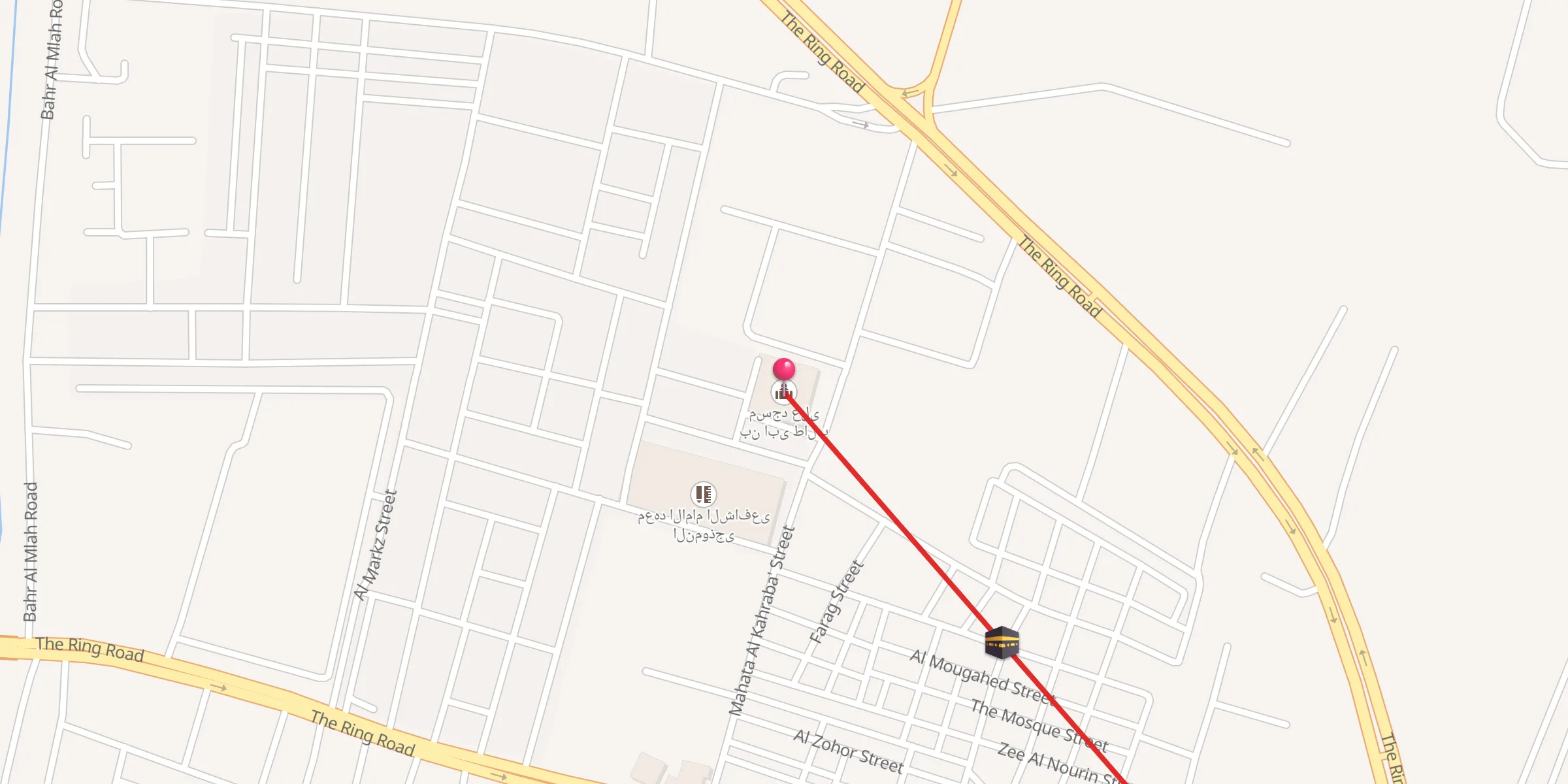 Carte de localisation : مسجد على بن ابى طالب