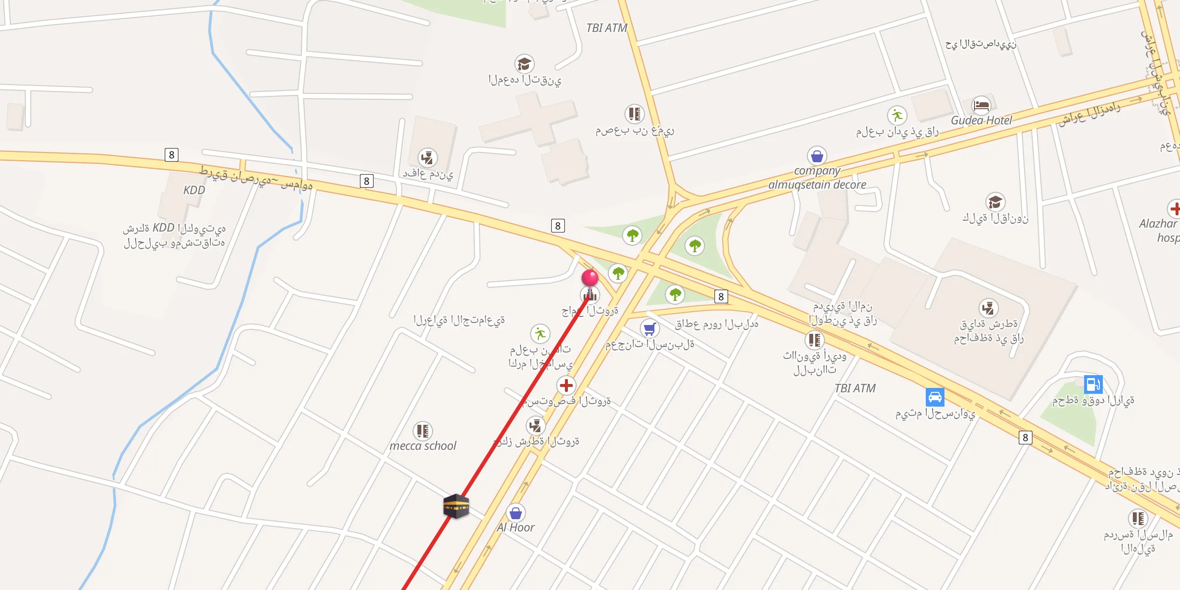 Carte de localisation : جامع الثورة