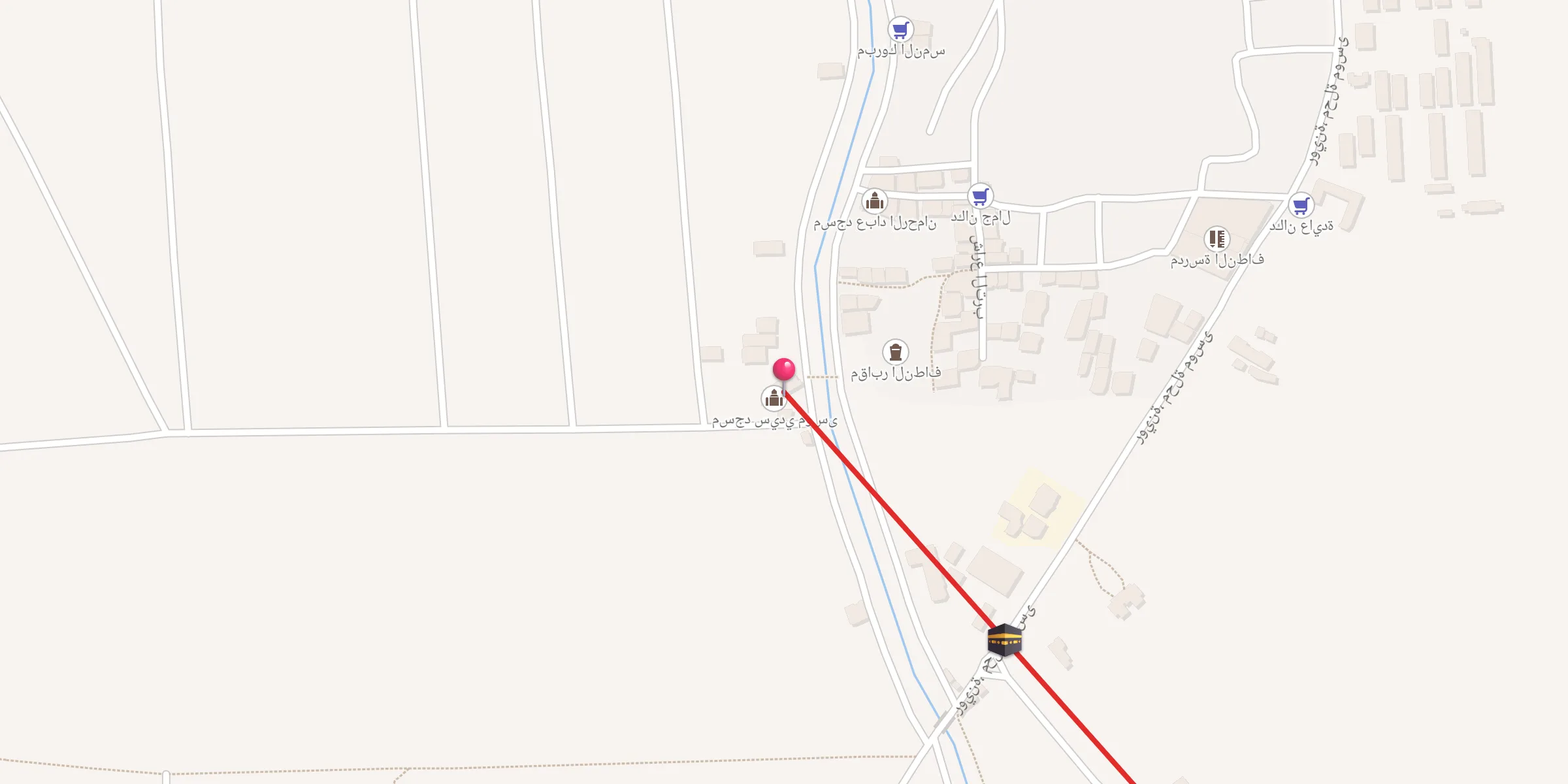 Carte de localisation : مسجد سيدي موسى