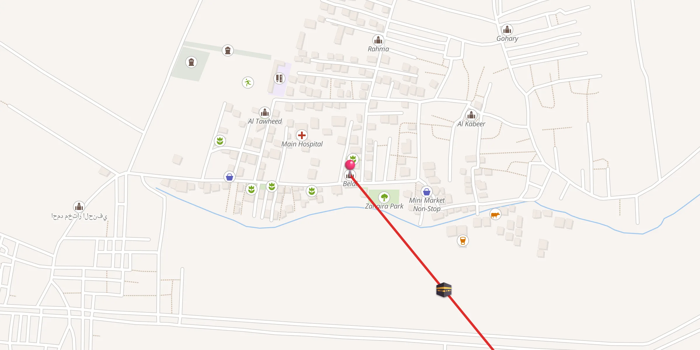 Carte de localisation : Belal