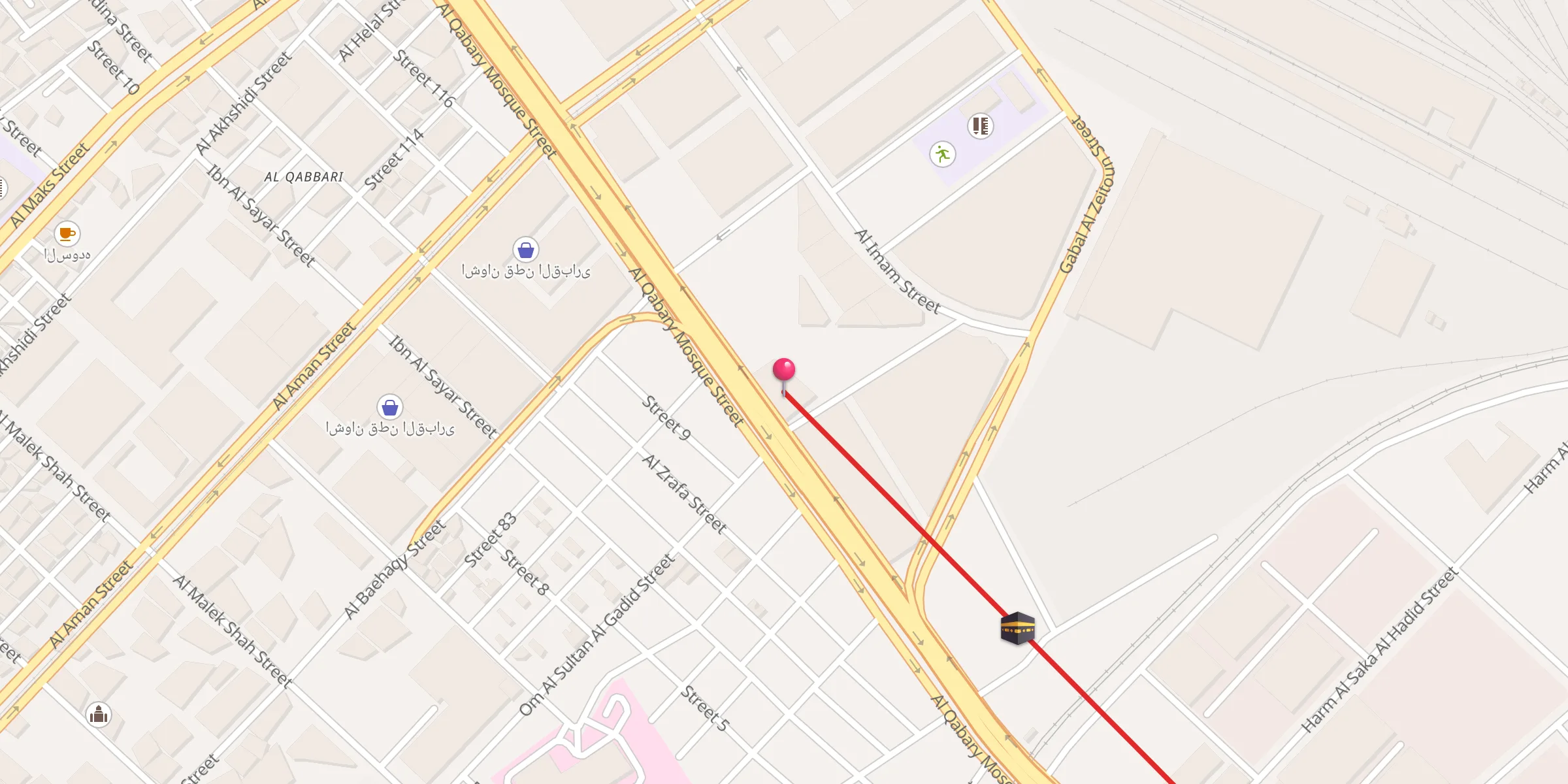 Carte de localisation : Sidi Al Kabary Mosque