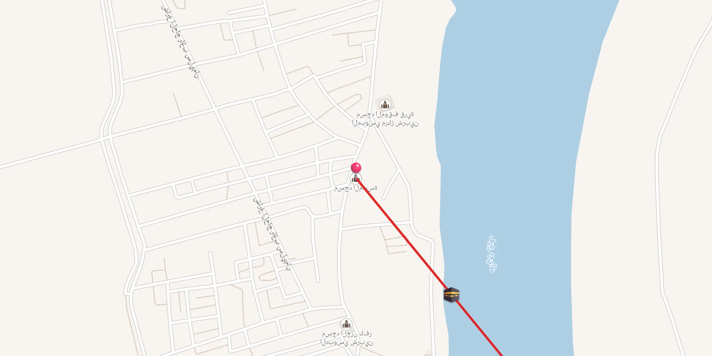 Carte de localisation : مسجد المدرسة