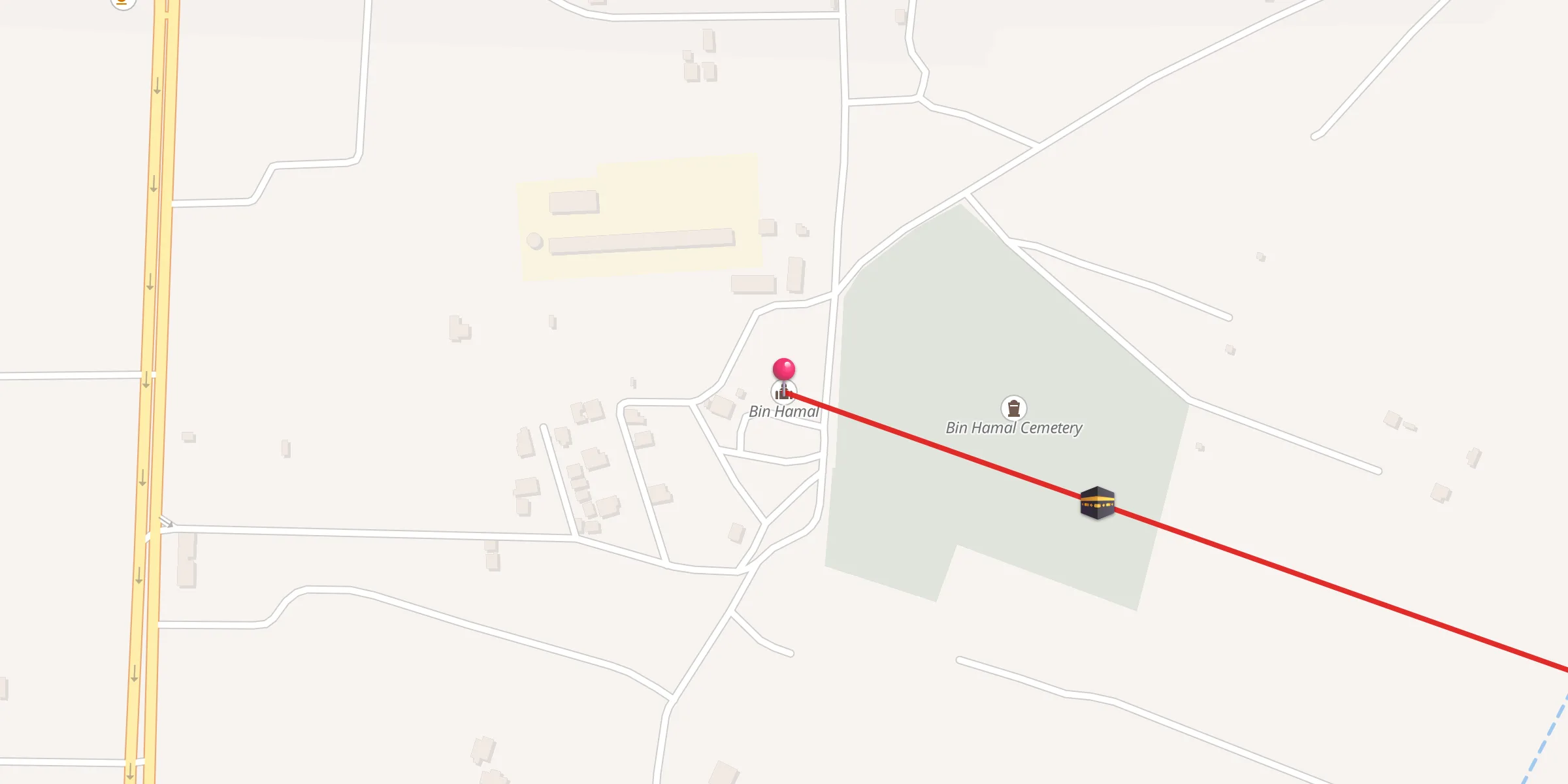 Carte de localisation : مسجد بن همال