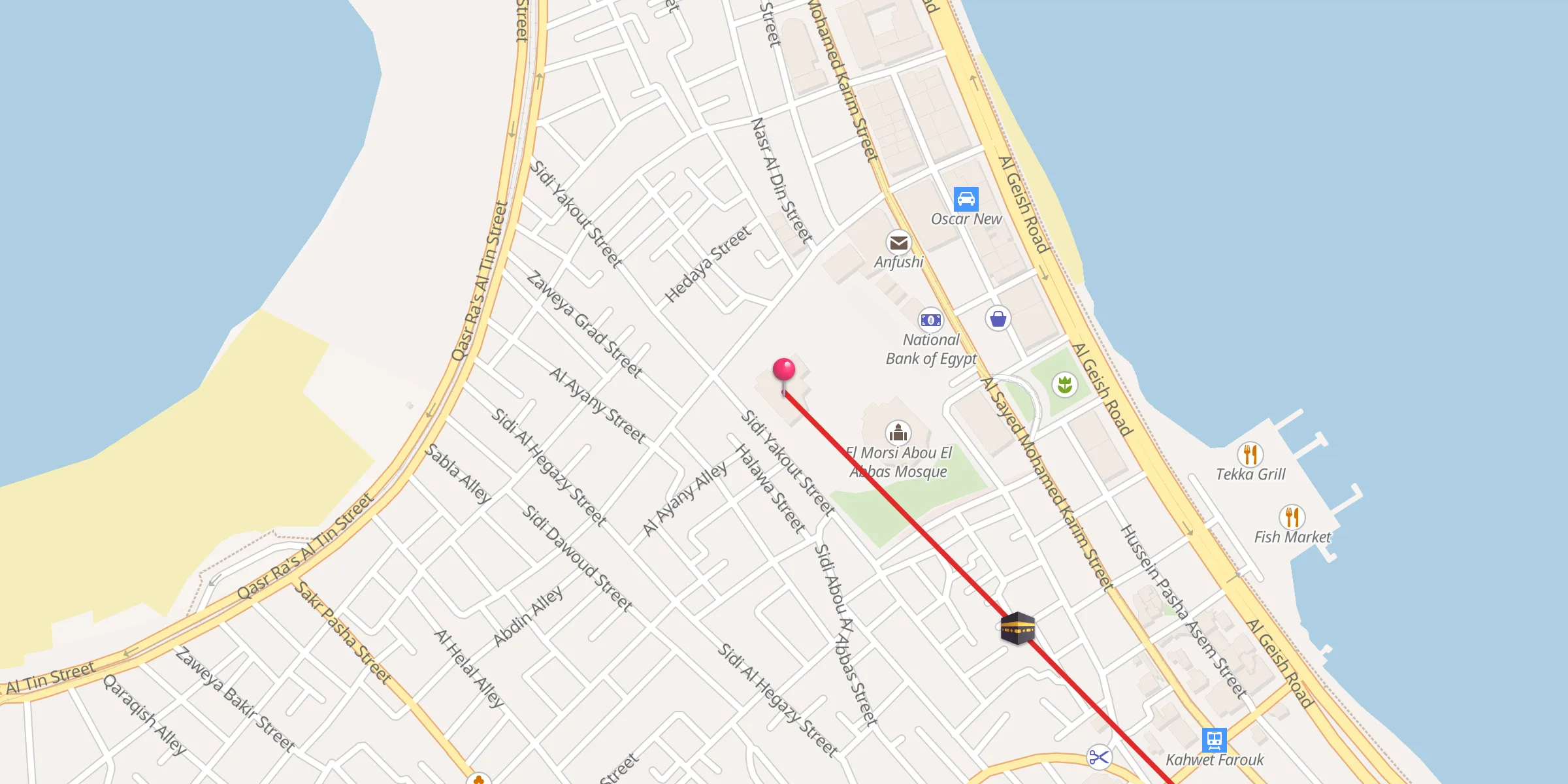 Carte de localisation : Sidi Yaqout El Arshi