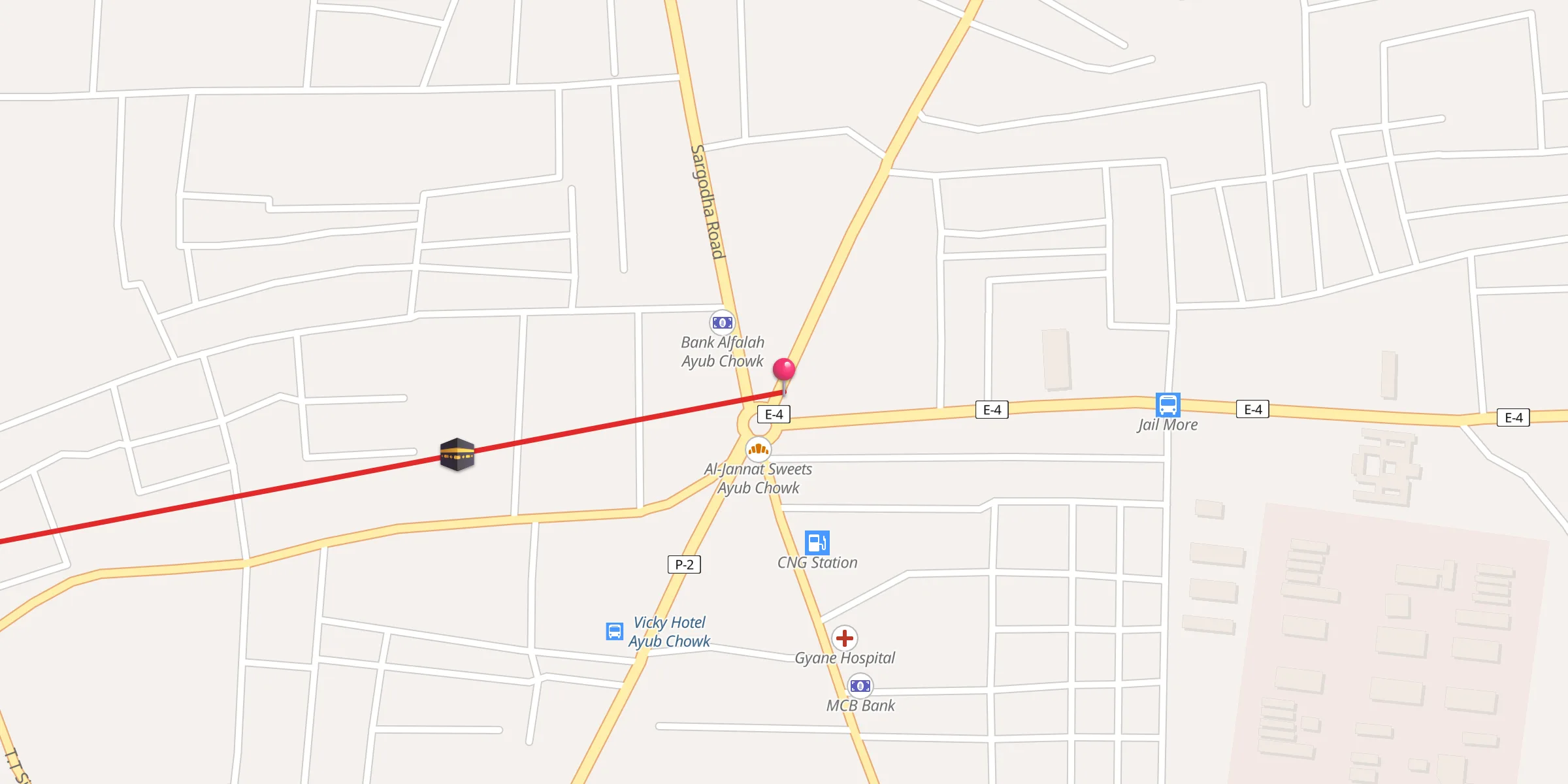Carte de localisation : مسجد بلال