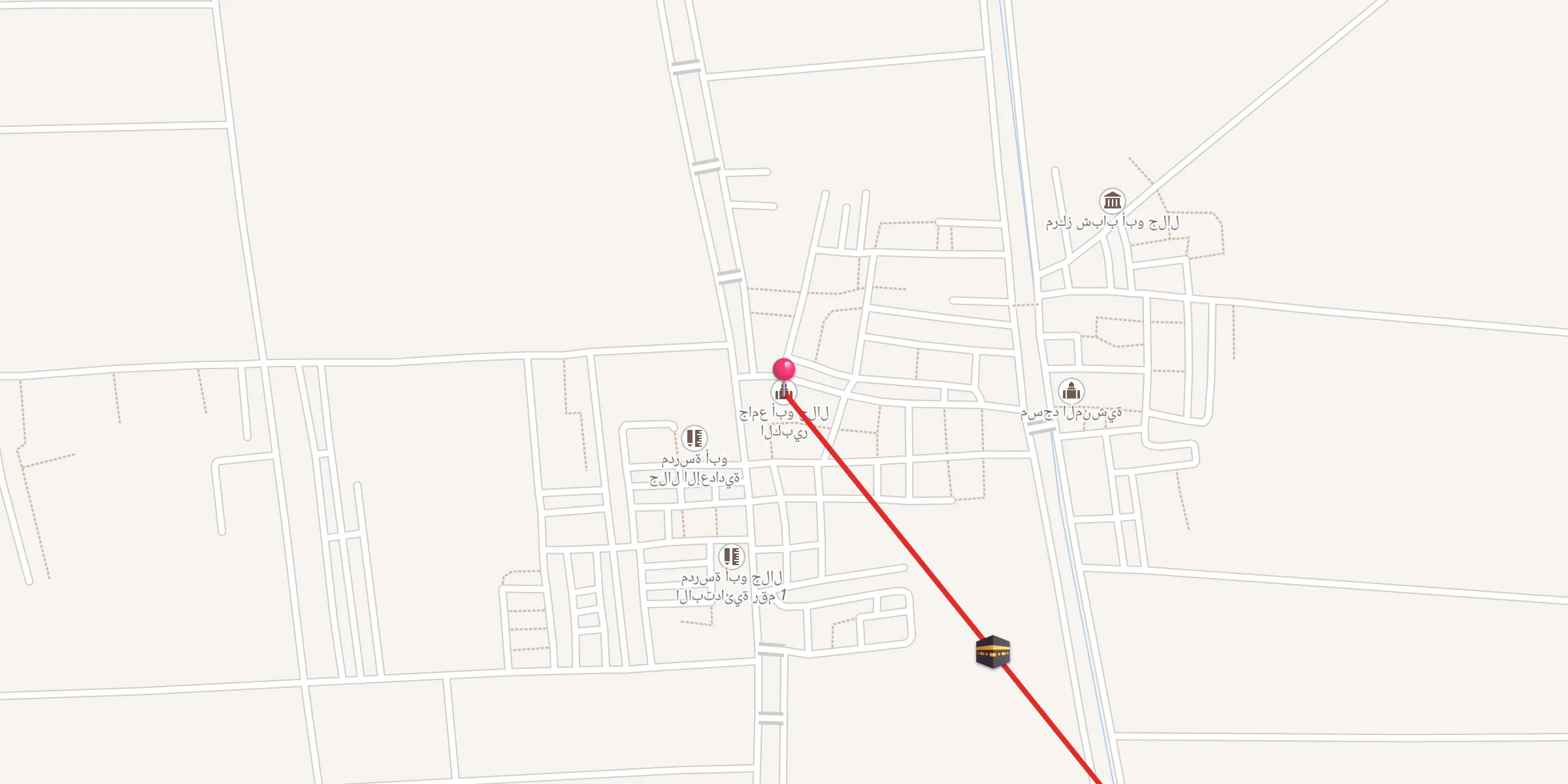 Carte de localisation : جامع أبو جلال الكبير