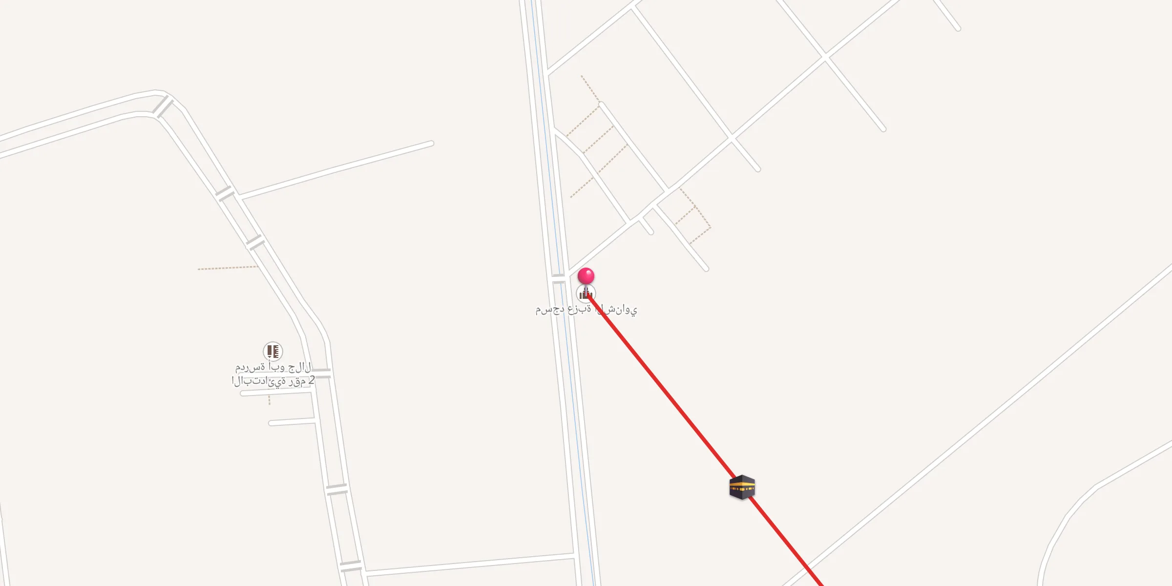 Carte de localisation : مسجد عزبة الشناوي