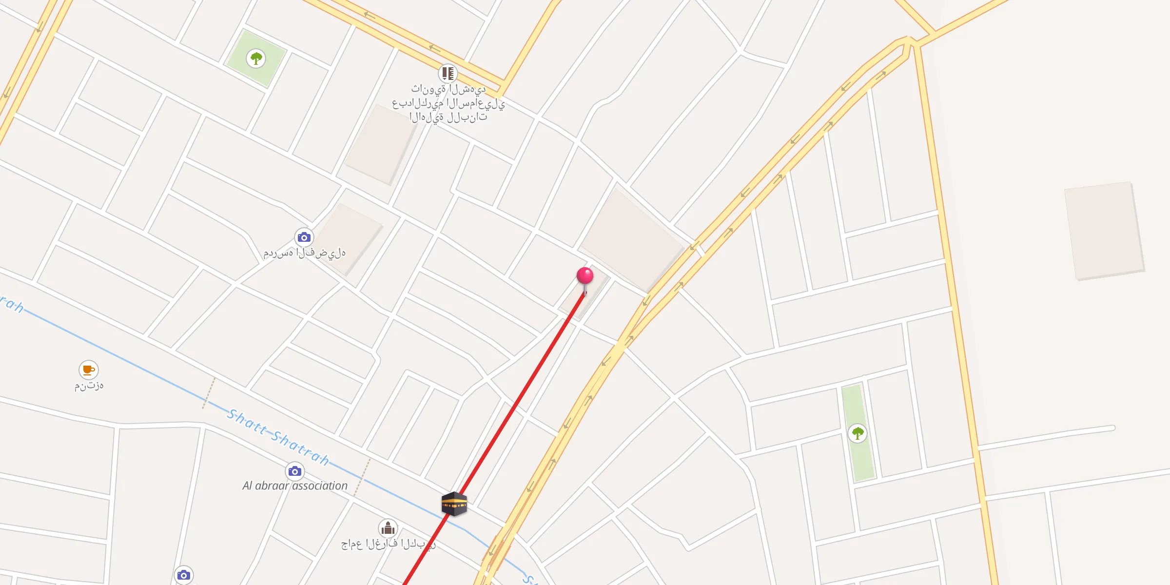 Carte de localisation : جامع الابرار