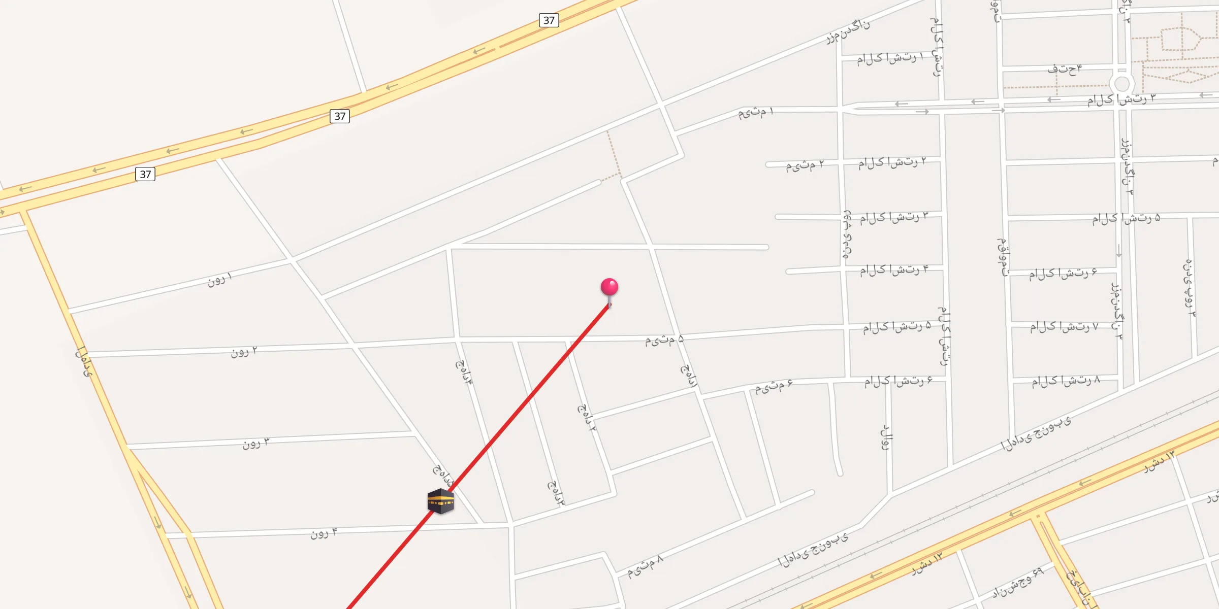 Carte de localisation : مسجد ابو طالب