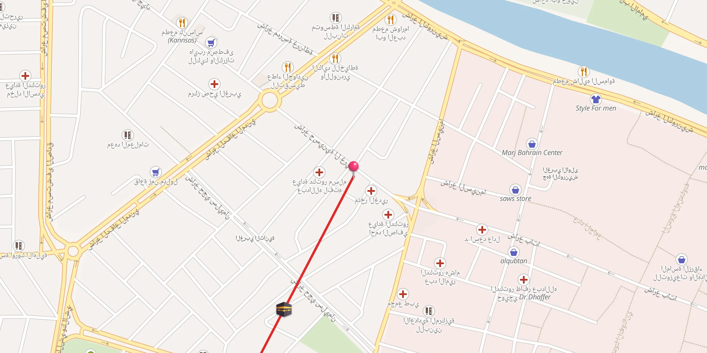 Carte de localisation : حسينية ال غريب