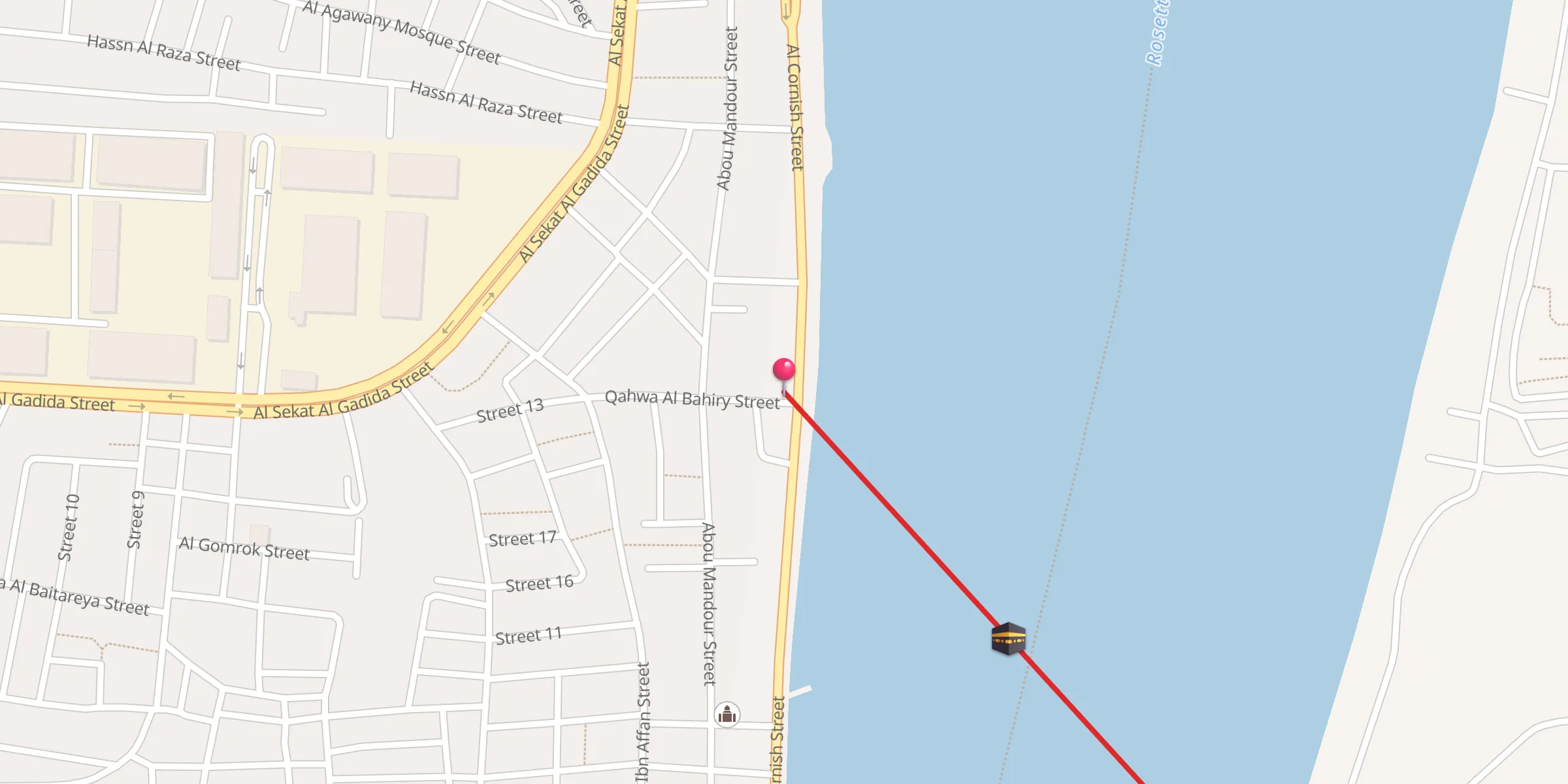 Carte de localisation : مسجد الحد