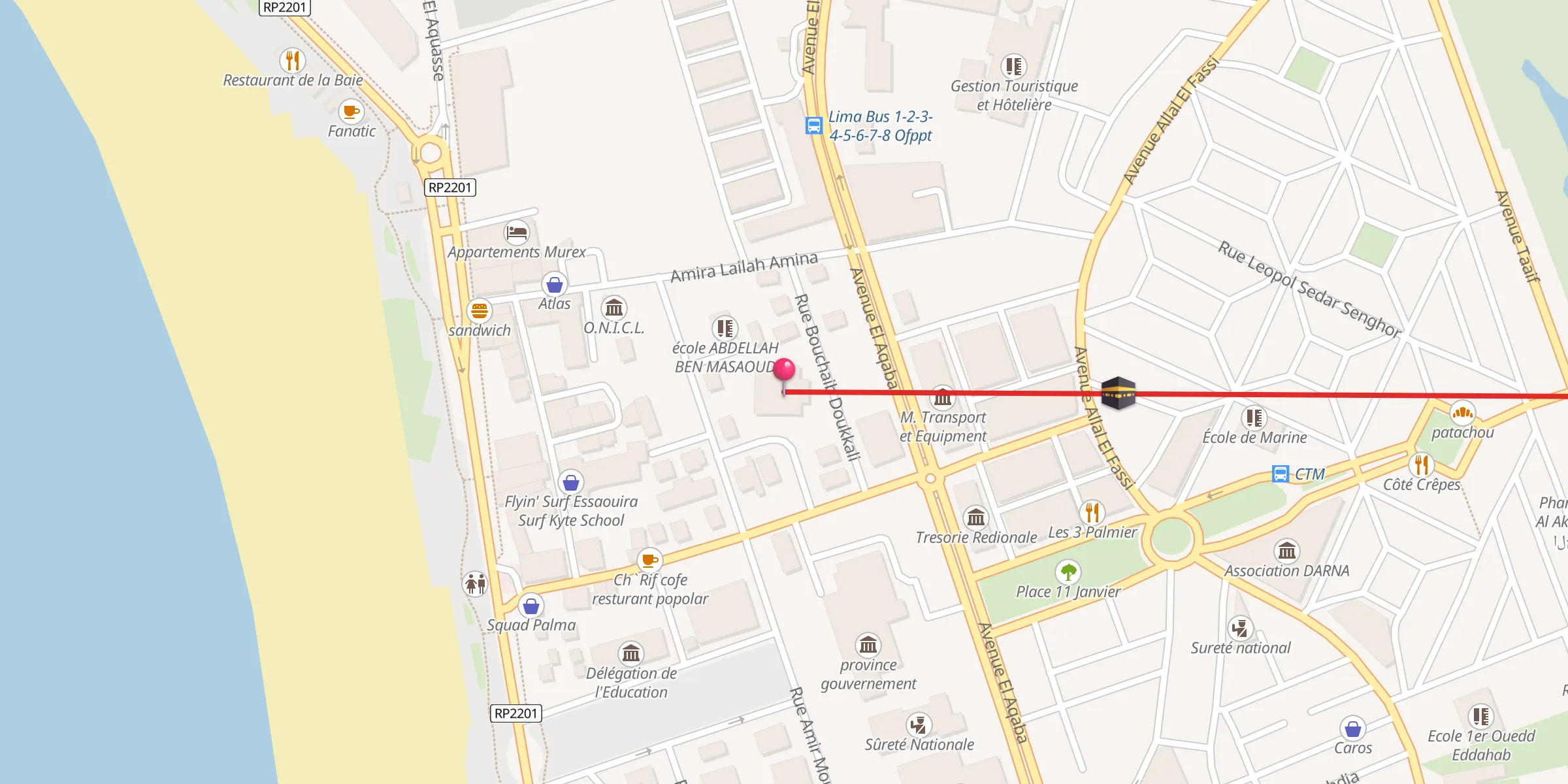 Carte de localisation : Tilal