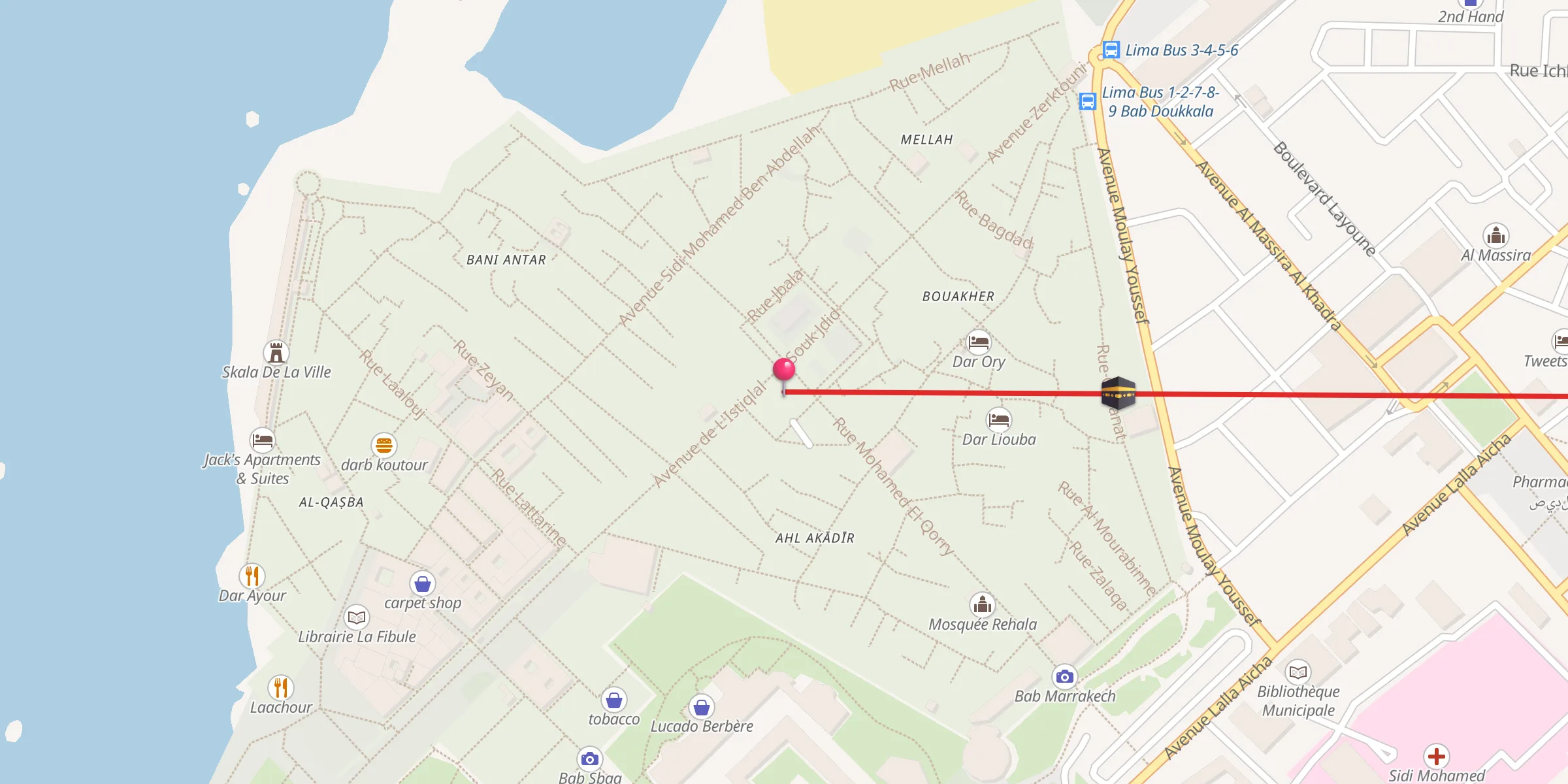 Carte de localisation : Sidi Ahmed