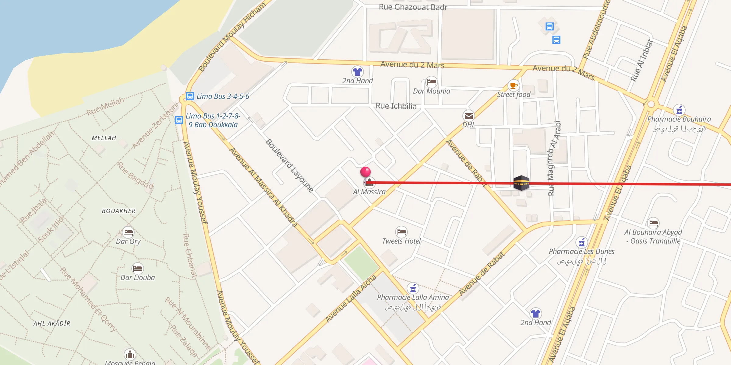 Carte de localisation : Al Massira