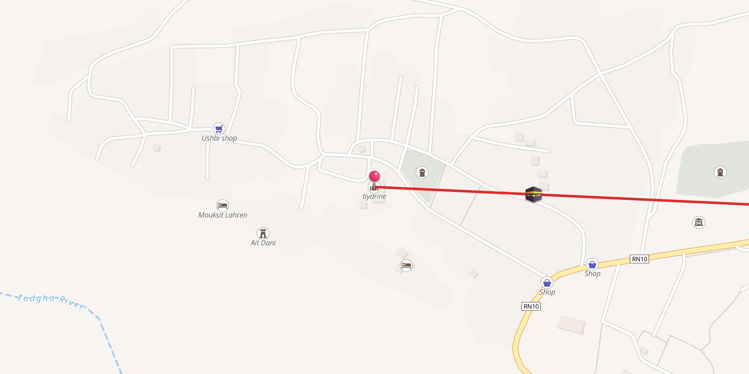 Carte de localisation : tiydrine