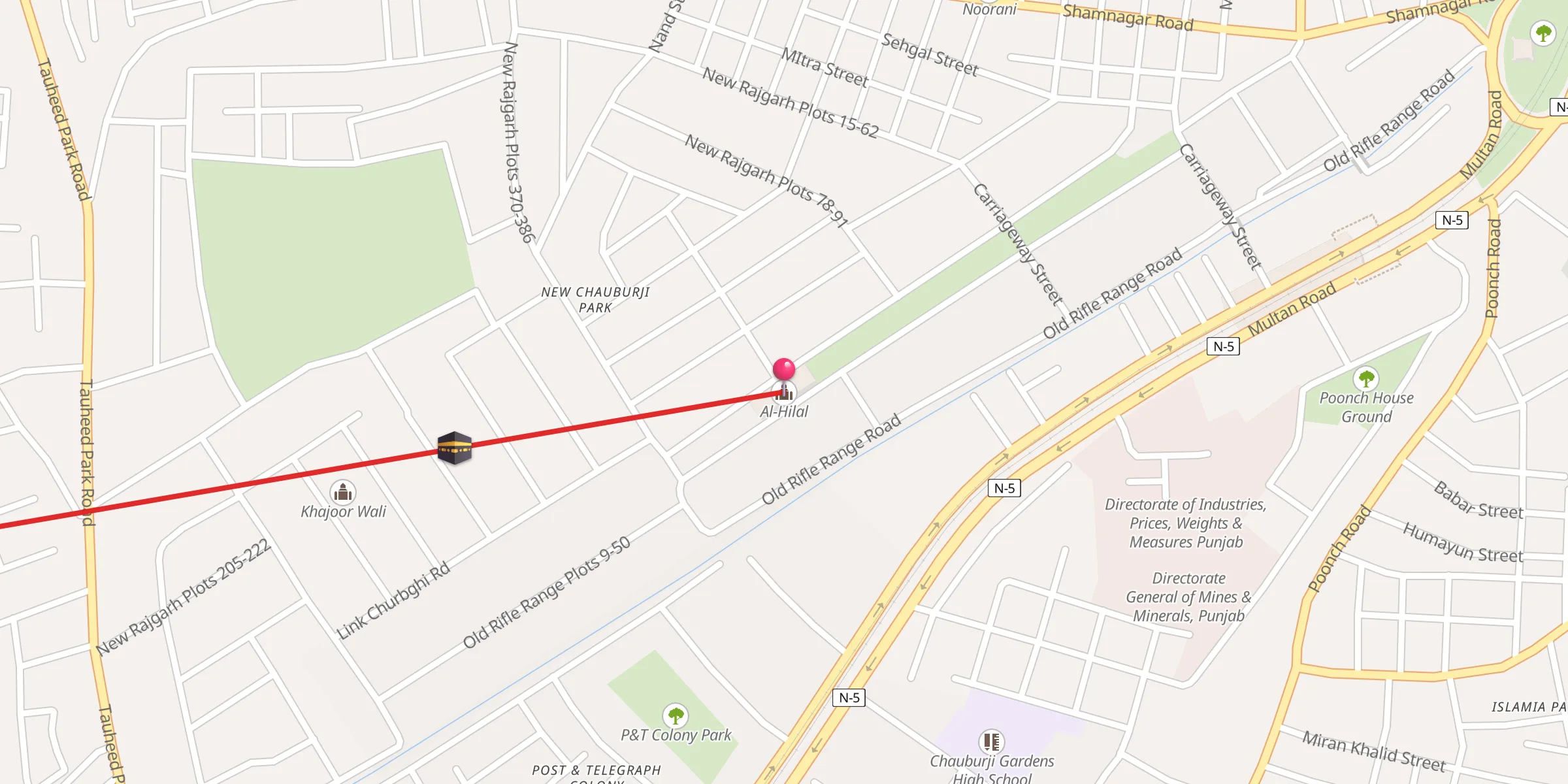 Carte de localisation : Al-Hilal