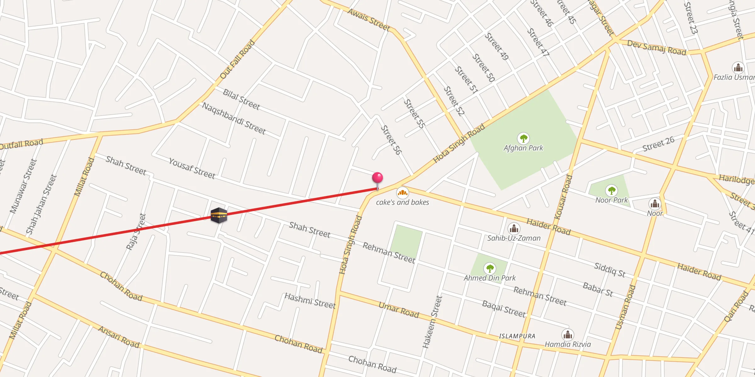 Carte de localisation : Abdali
