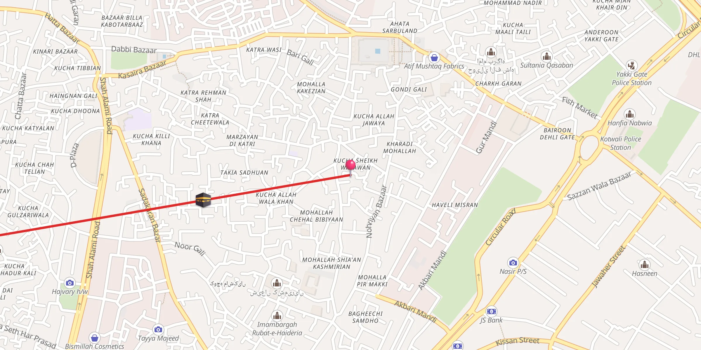 Carte de localisation : Ahsan