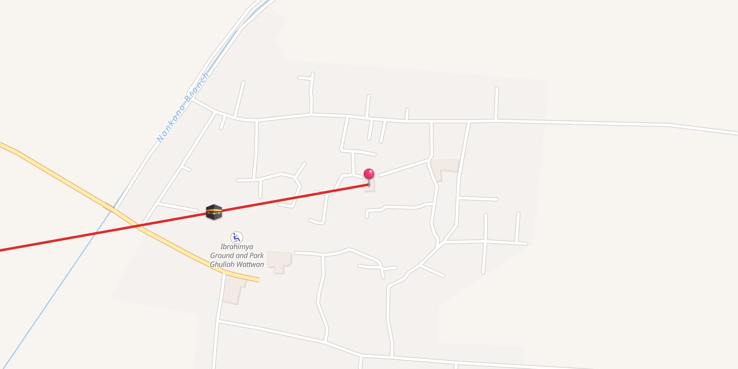 Carte de localisation : Masjid Tiba Wali