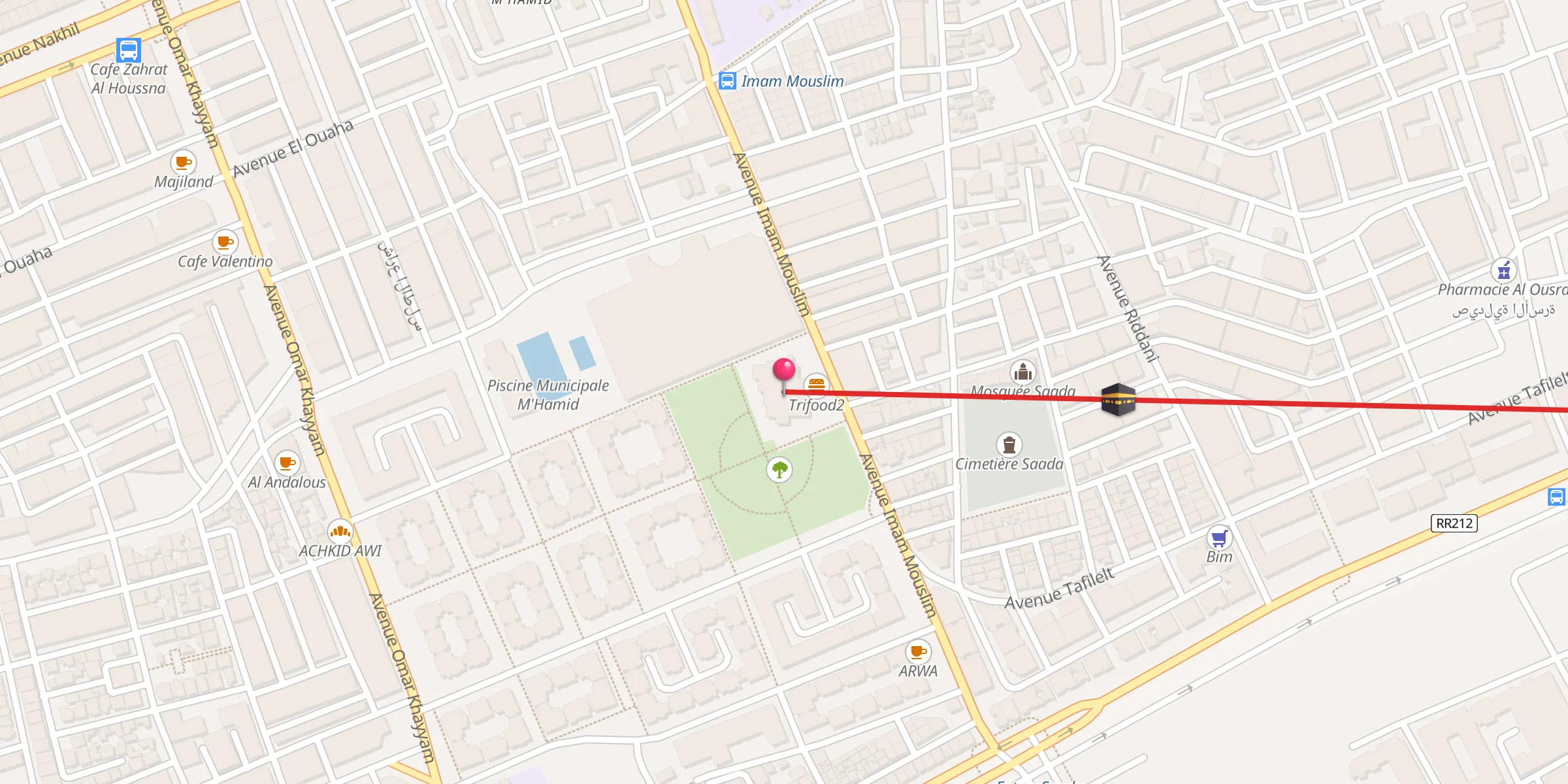 Carte de localisation : Mosque Doha