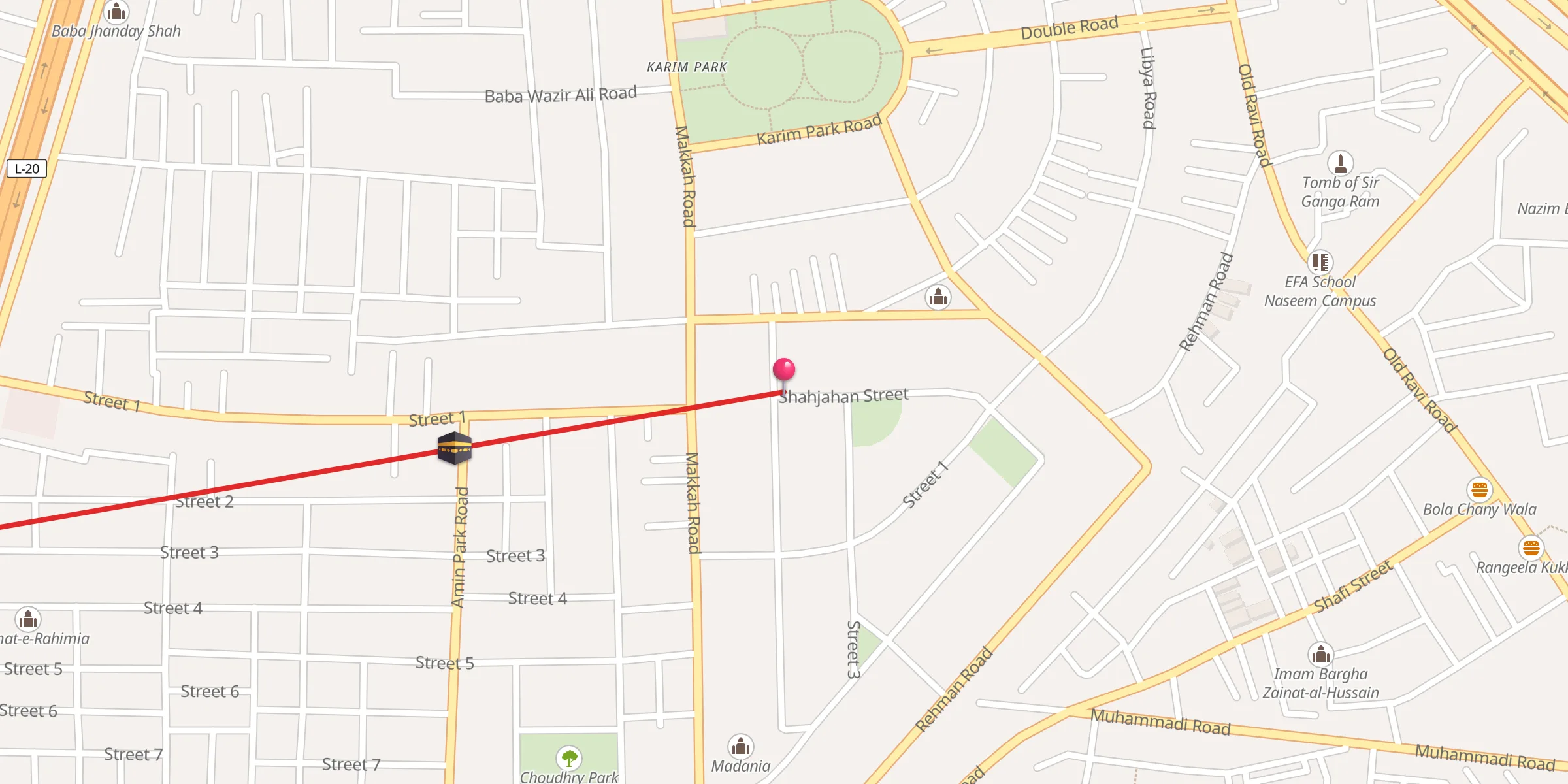 Carte de localisation : Abu Bakr