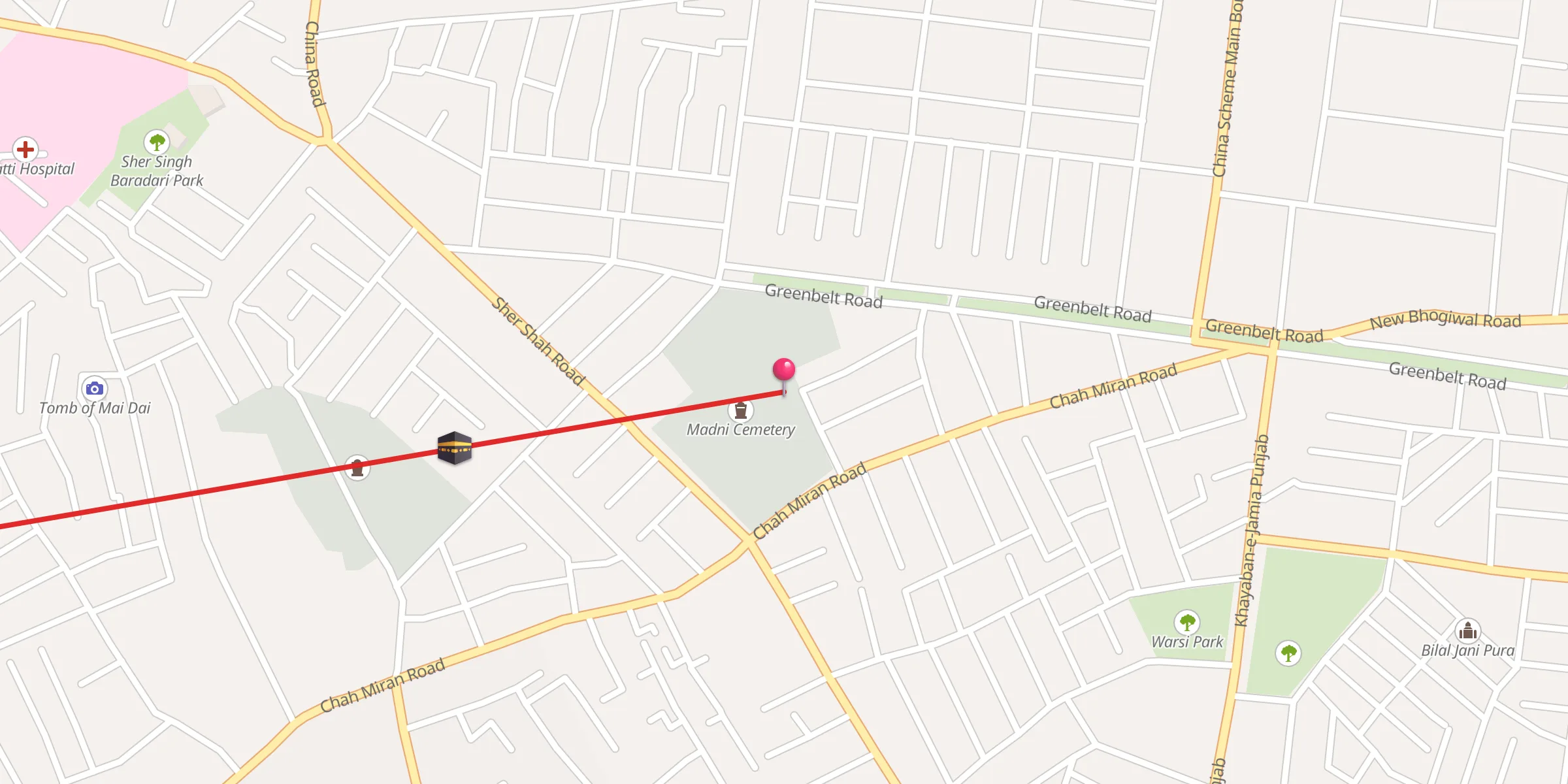 Carte de localisation : Arshad Iqbal