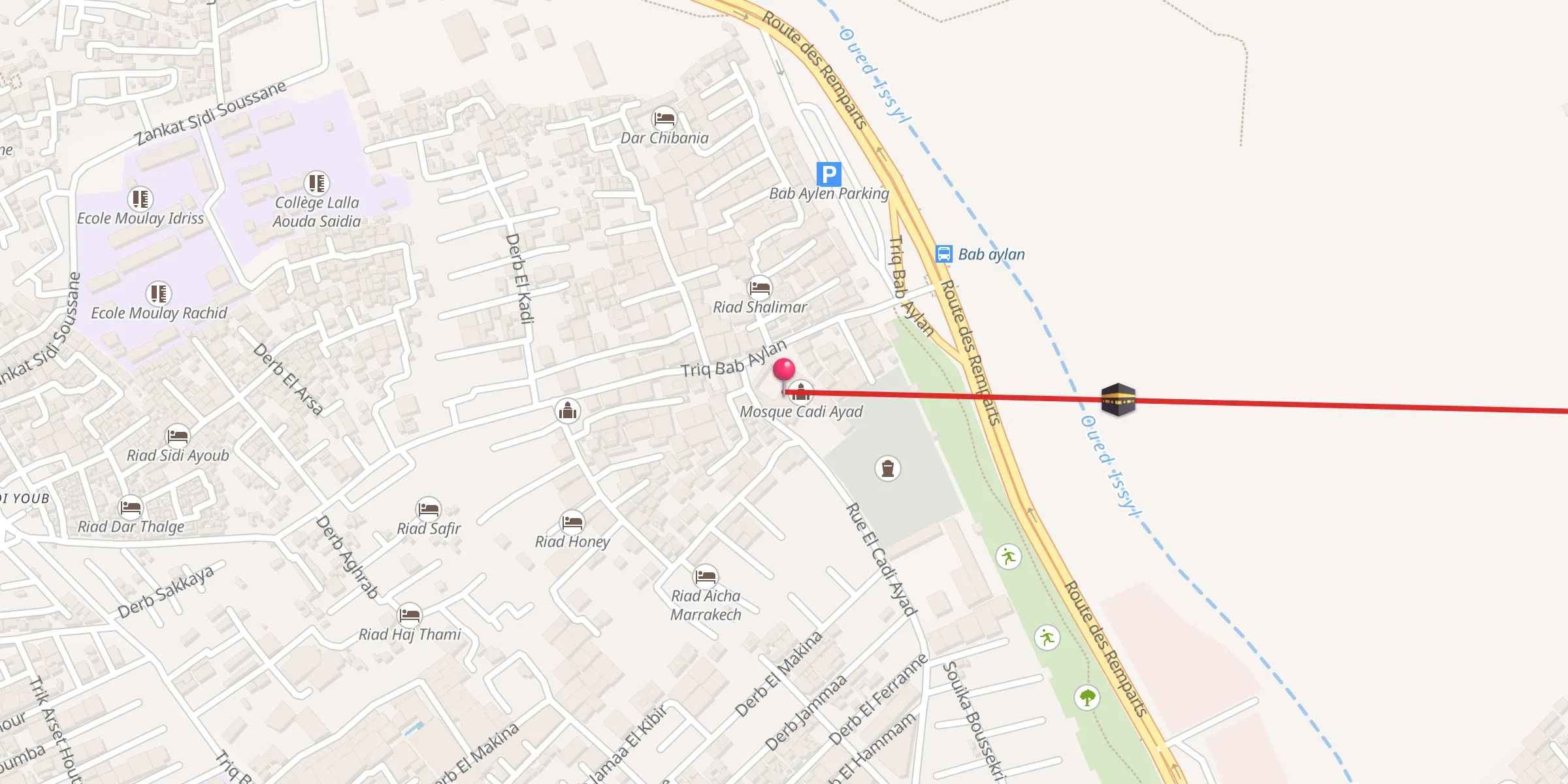 Carte de localisation : Mosque Cadi Ayad