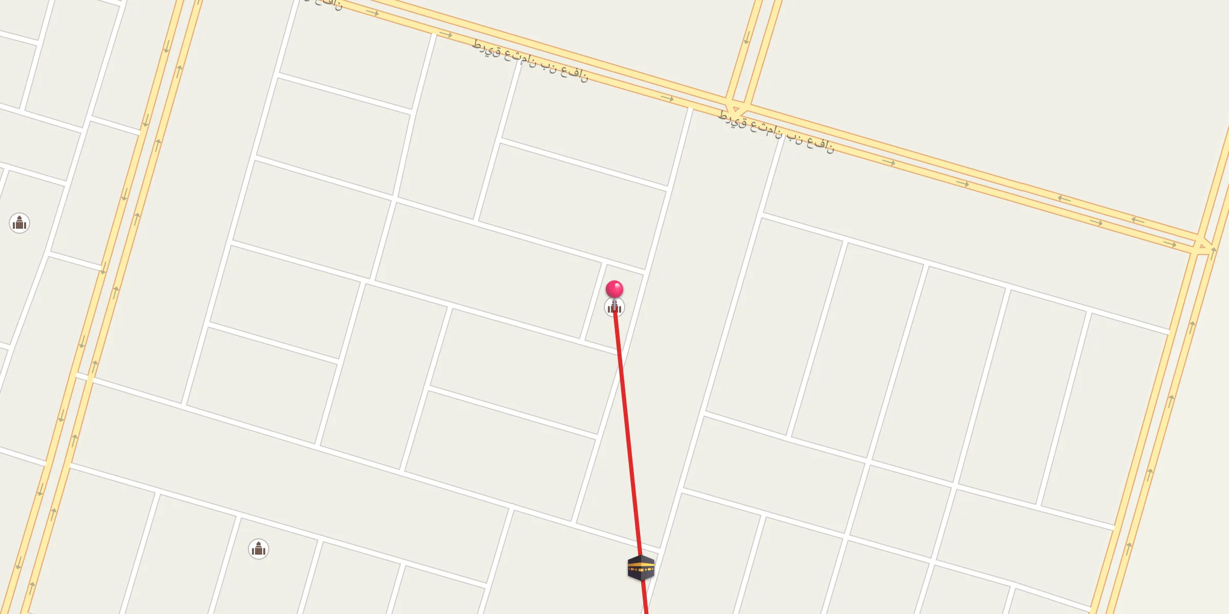 Carte de localisation : Mosquée