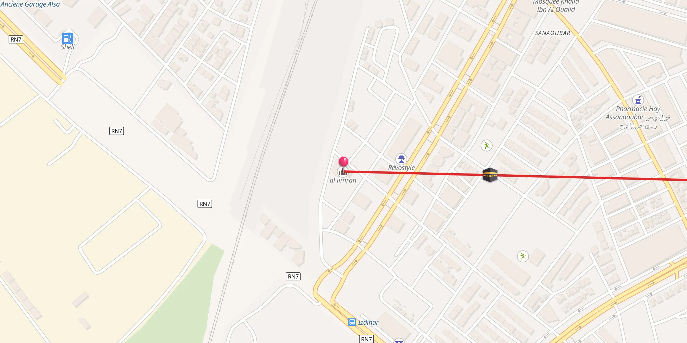 Carte de localisation : al iimran