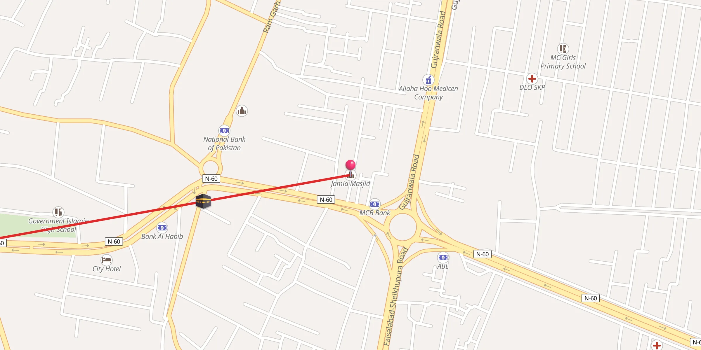 Carte de localisation : جامع مسجد