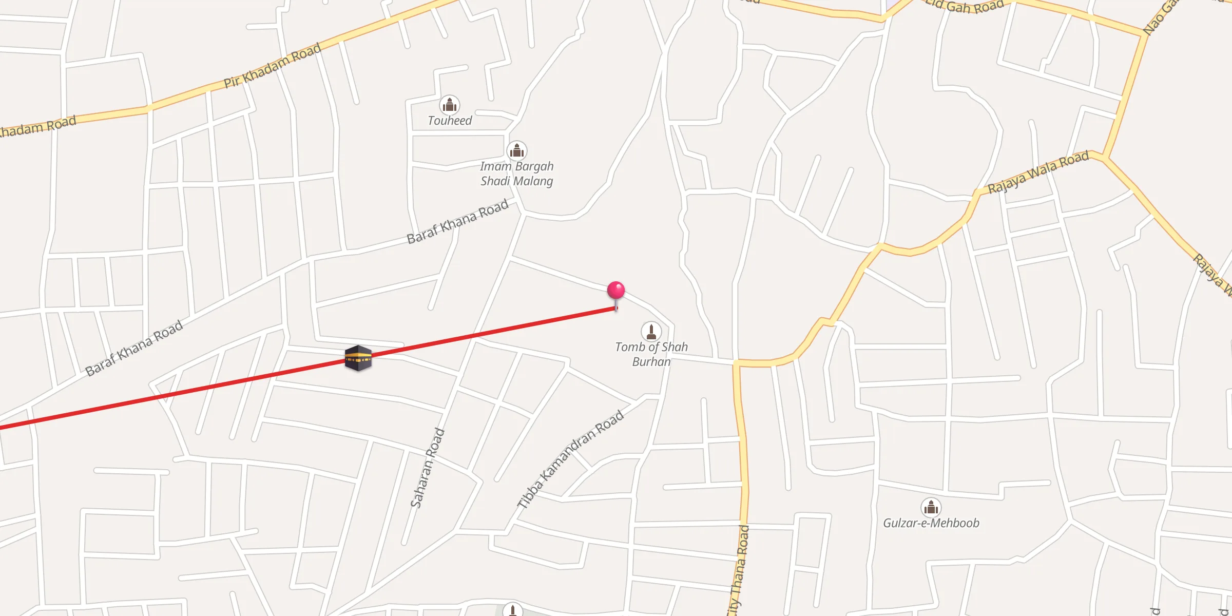 Carte de localisation : Shah Burhan