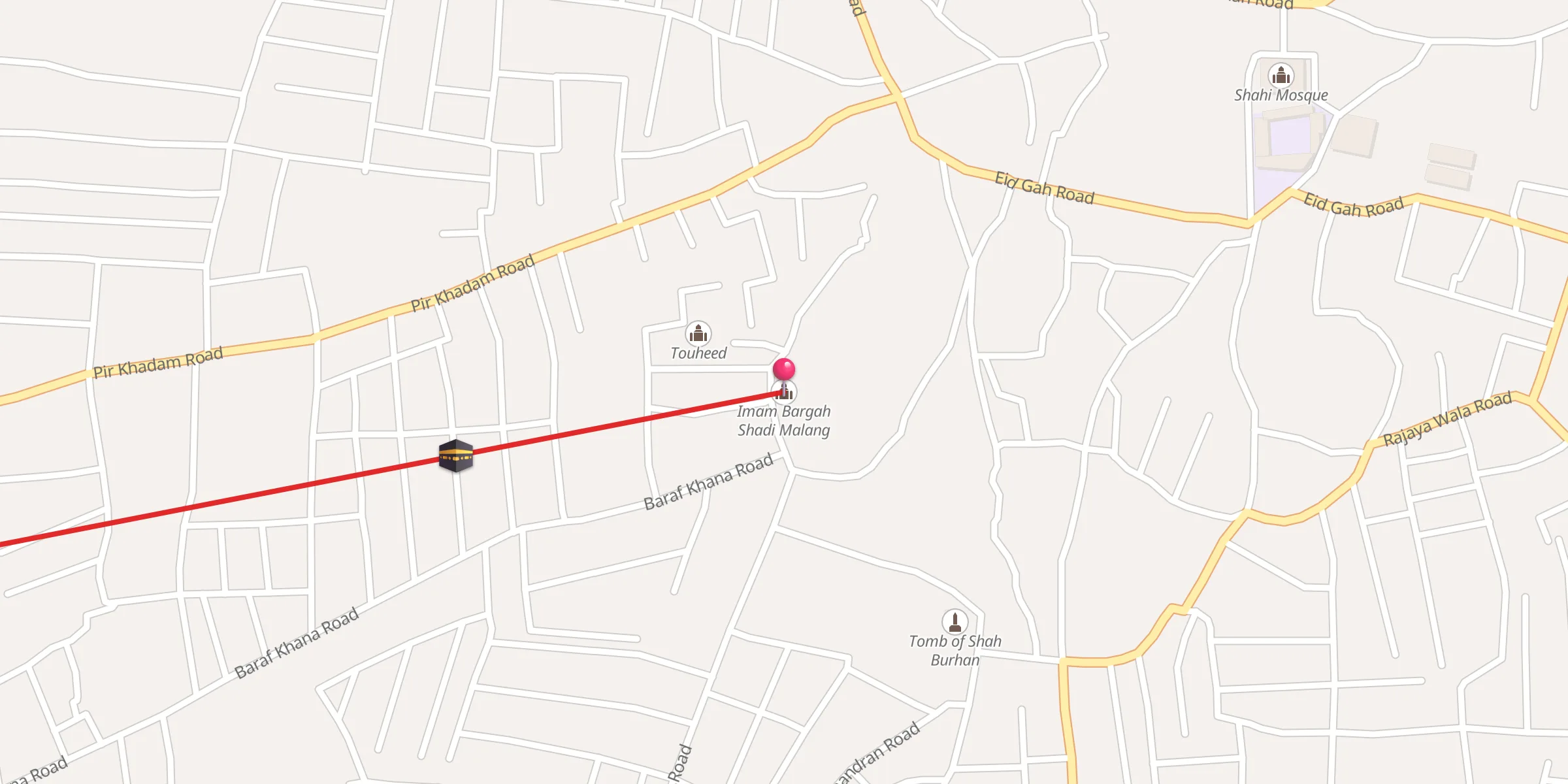 Carte de localisation : Imam Bargah Shadi Malang