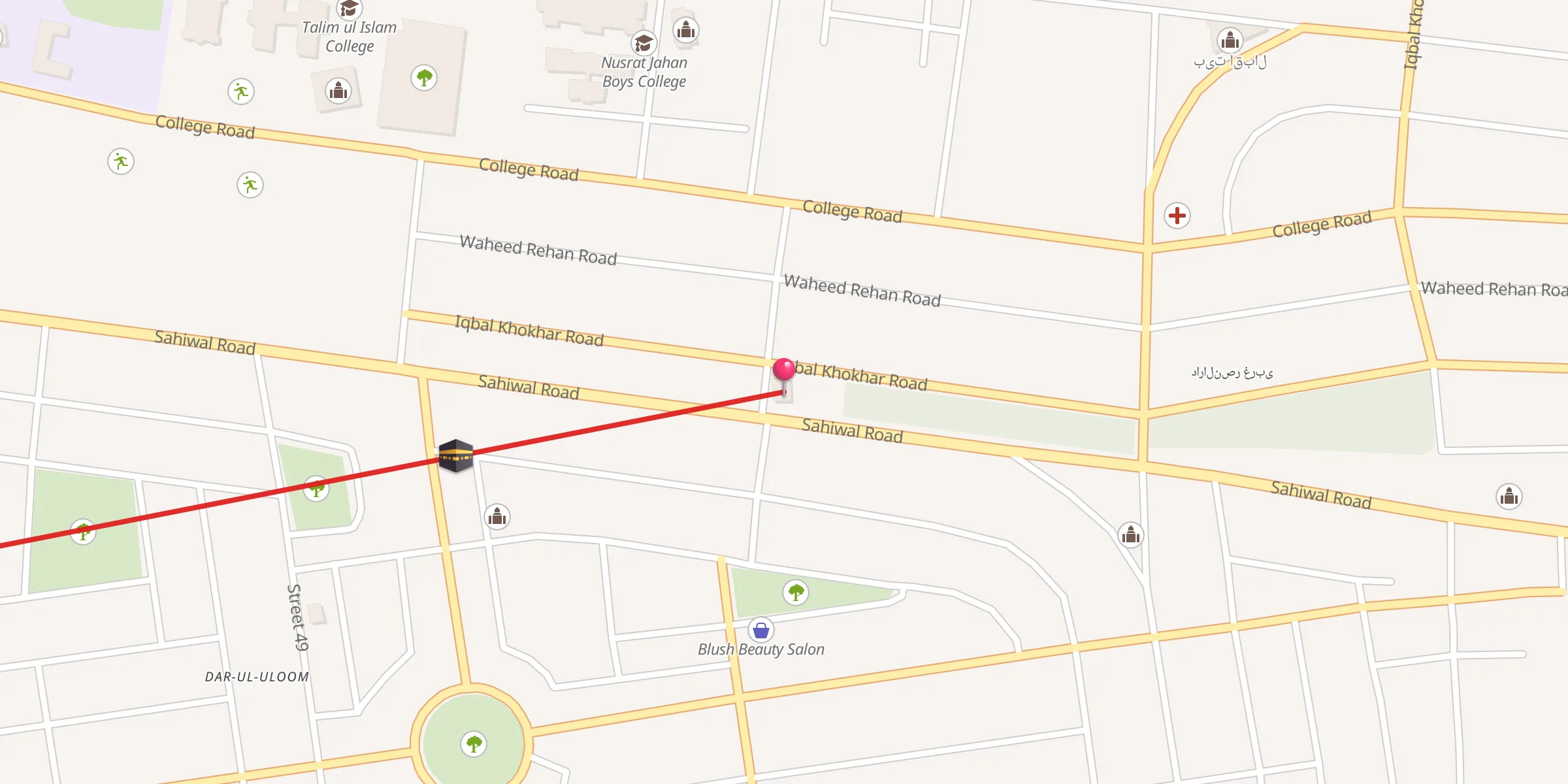 Carte de localisation : بیتِ منیم