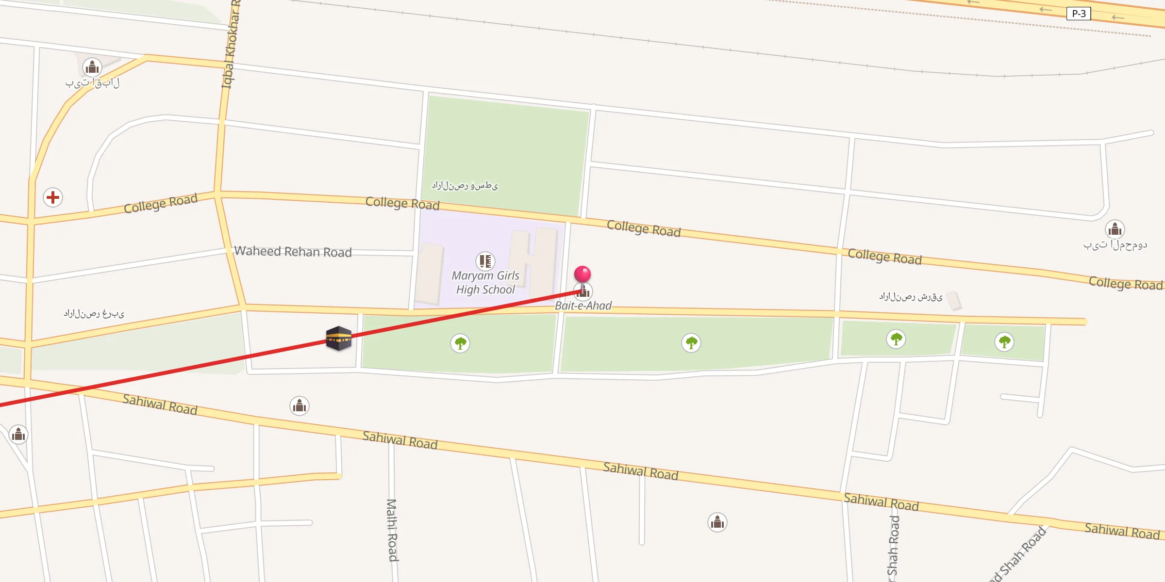 Carte de localisation : بیت احد