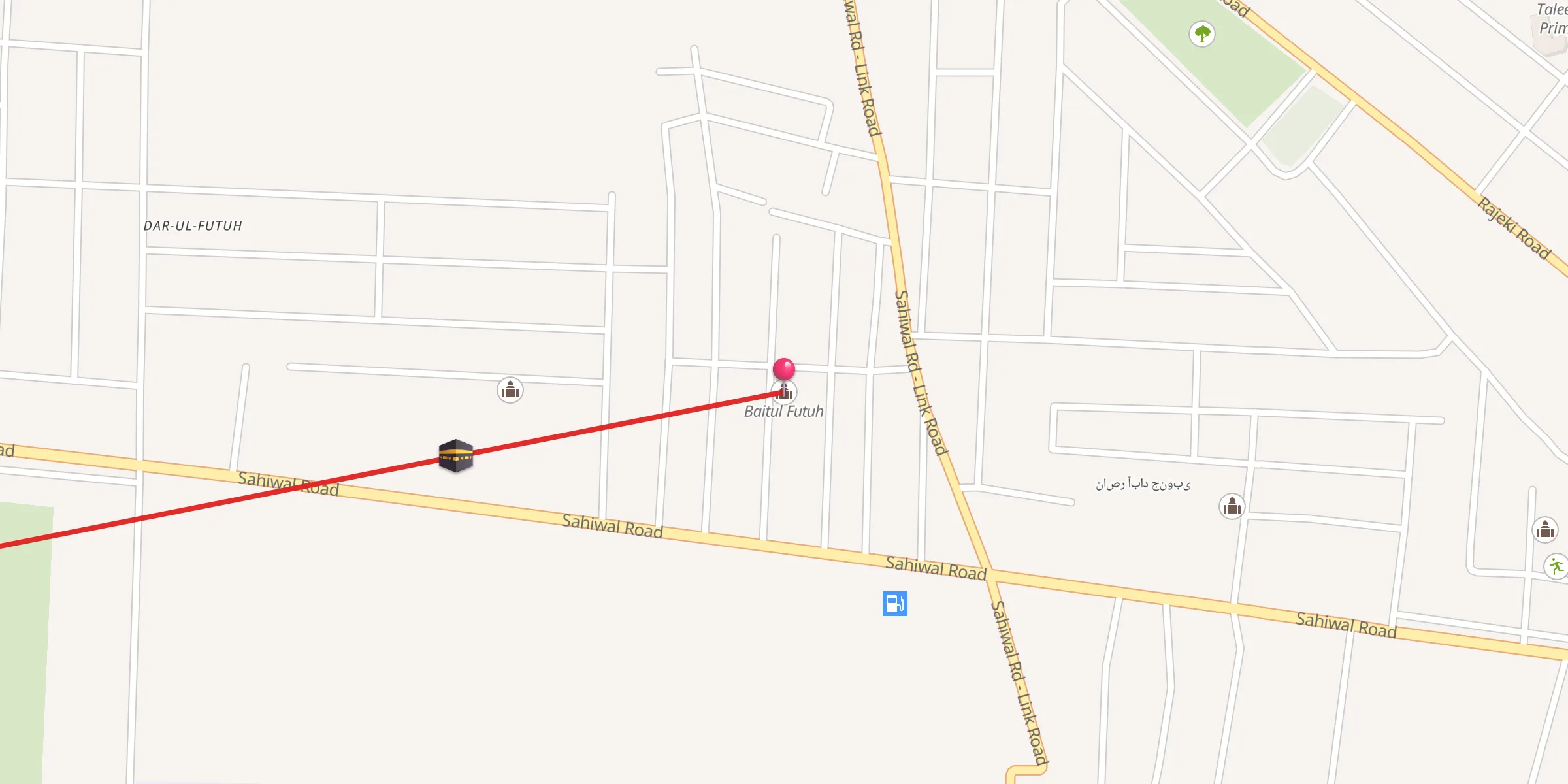 Carte de localisation : بیت الفتوح