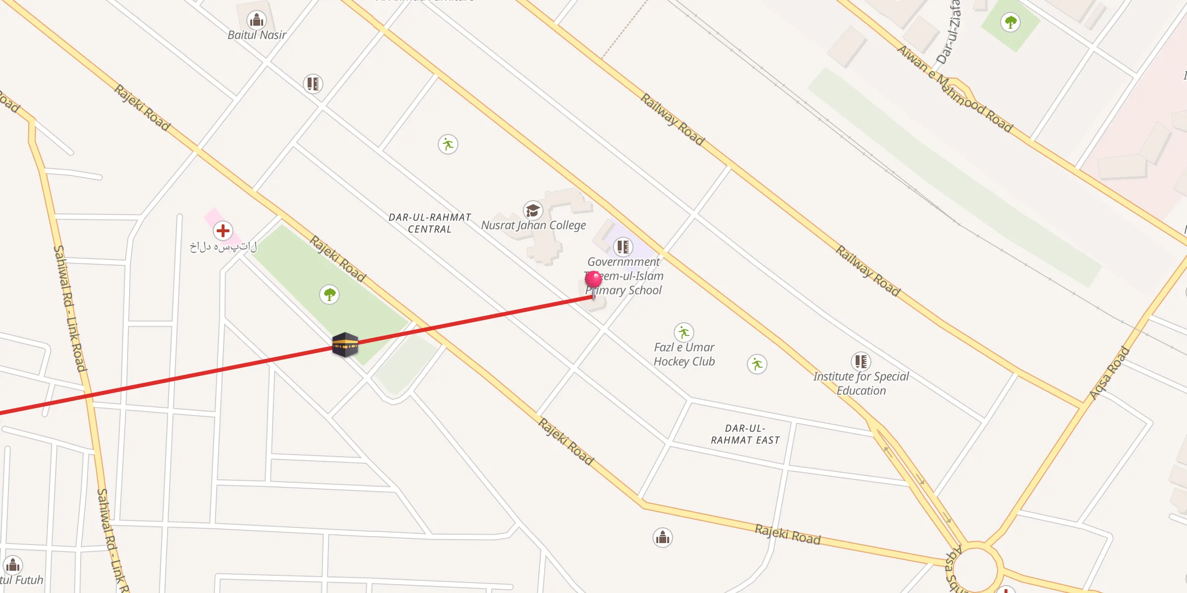 Carte de localisation : بیت النصرت