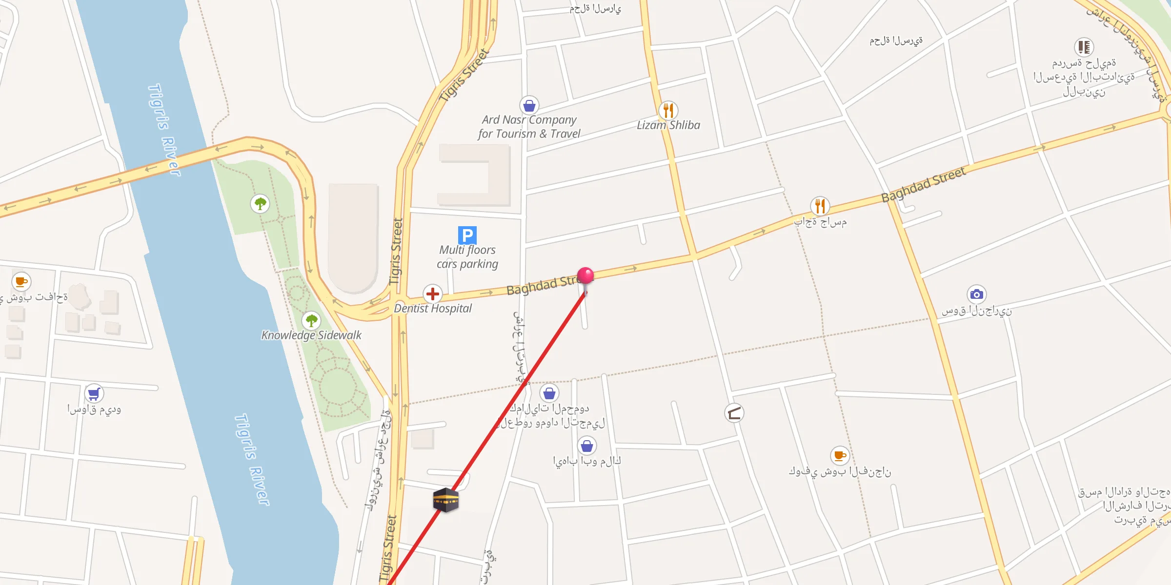 Carte de localisation : جامع الأنصاري
