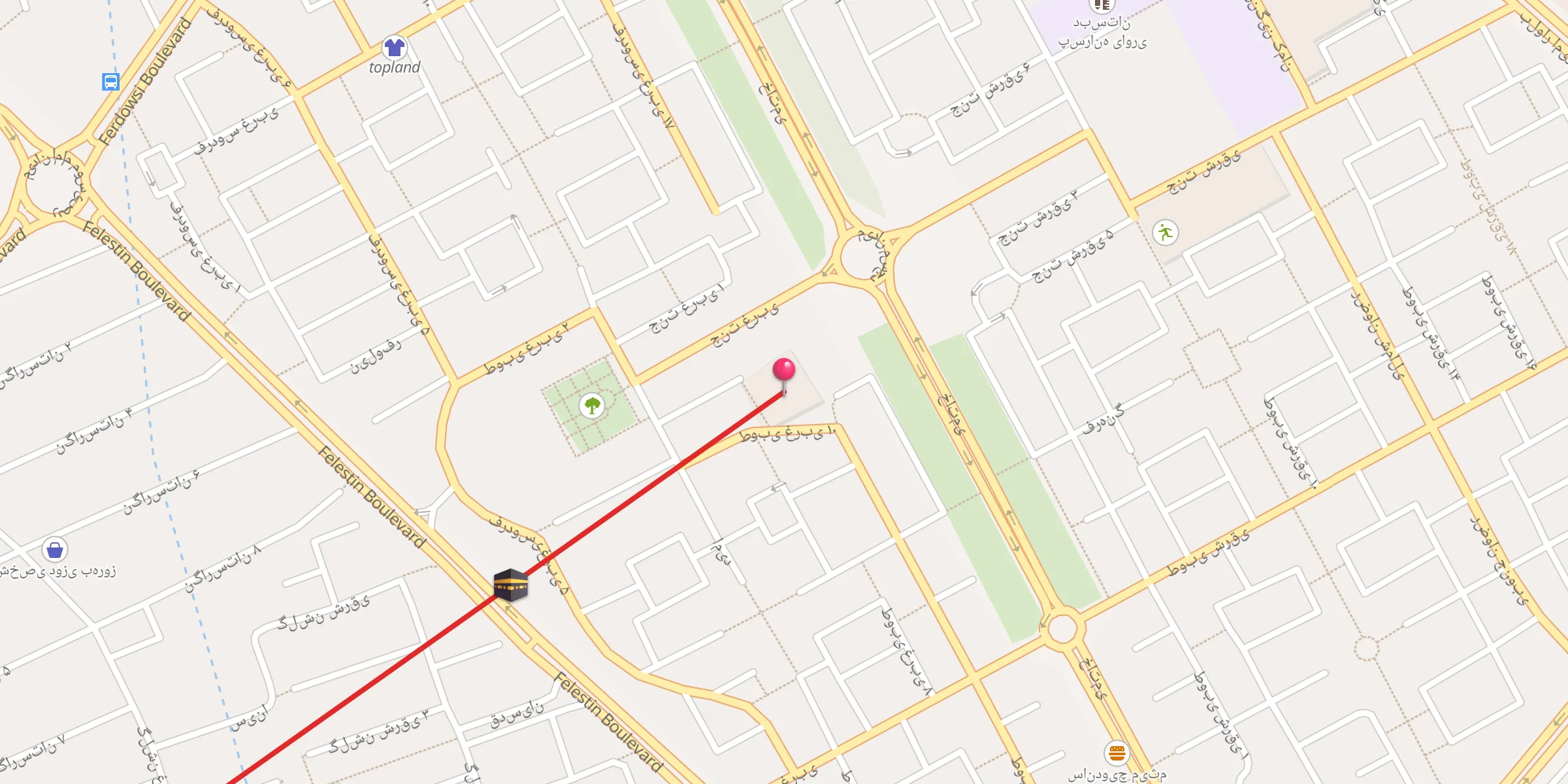Carte de localisation : مسجد ابوالفضل ع