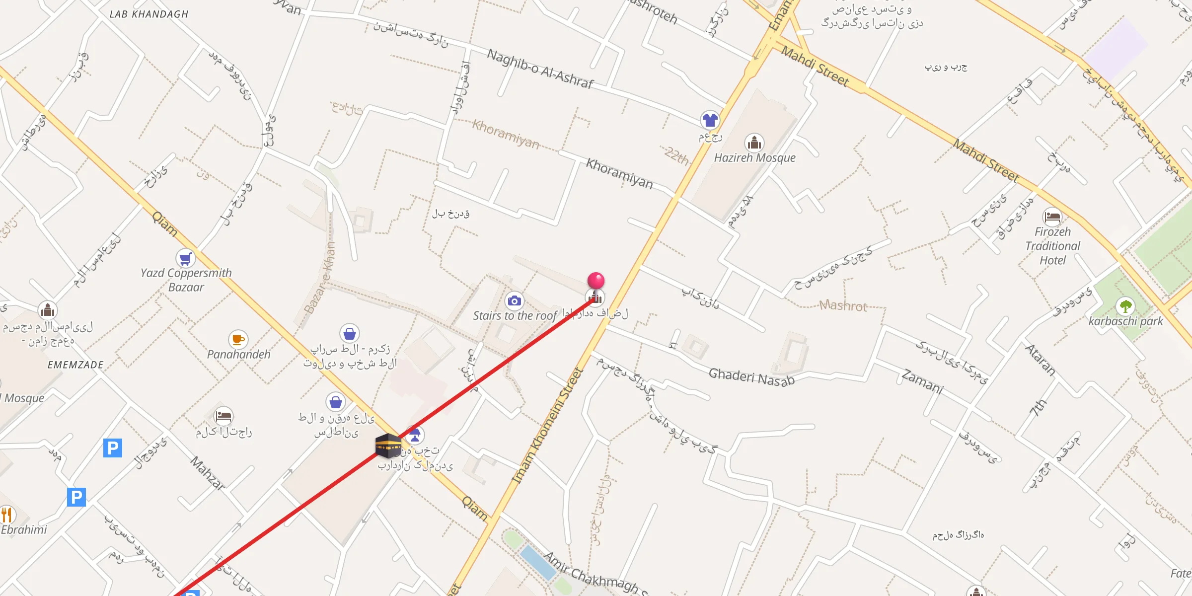 Carte de localisation : امامزاده فاضل