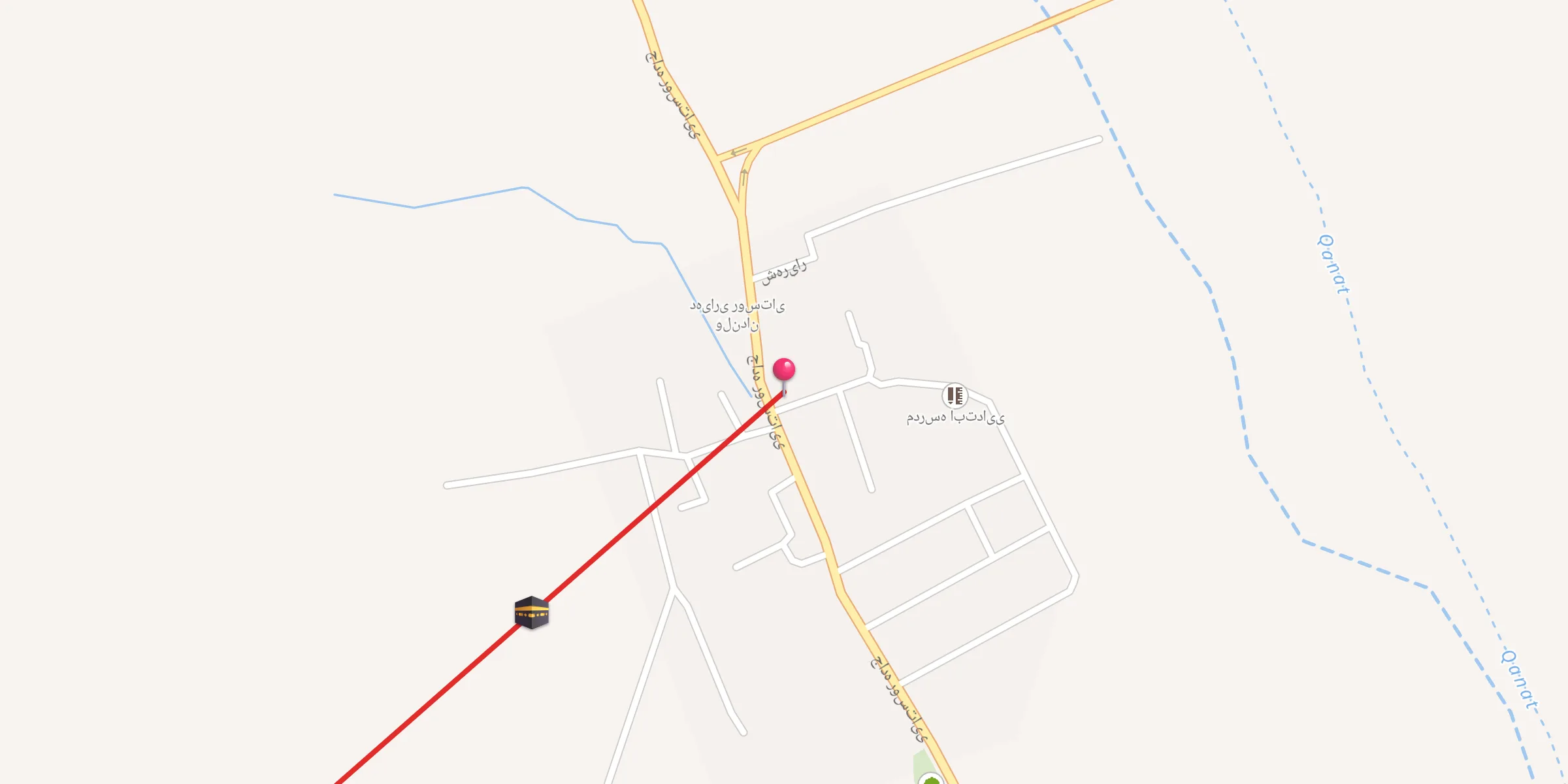 Carte de localisation : بیت الحسن