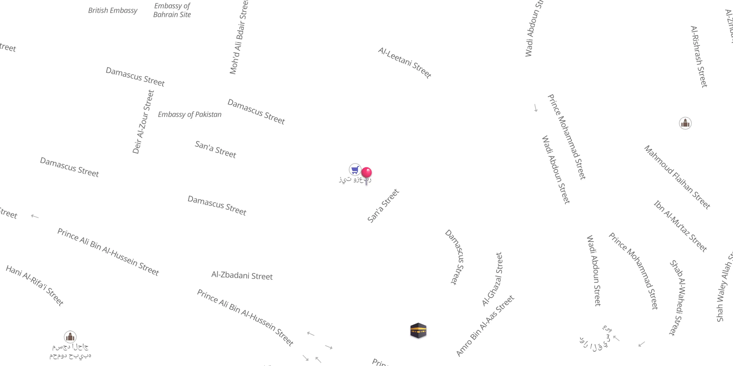Carte de localisation : Masdjid Dar Assalaam