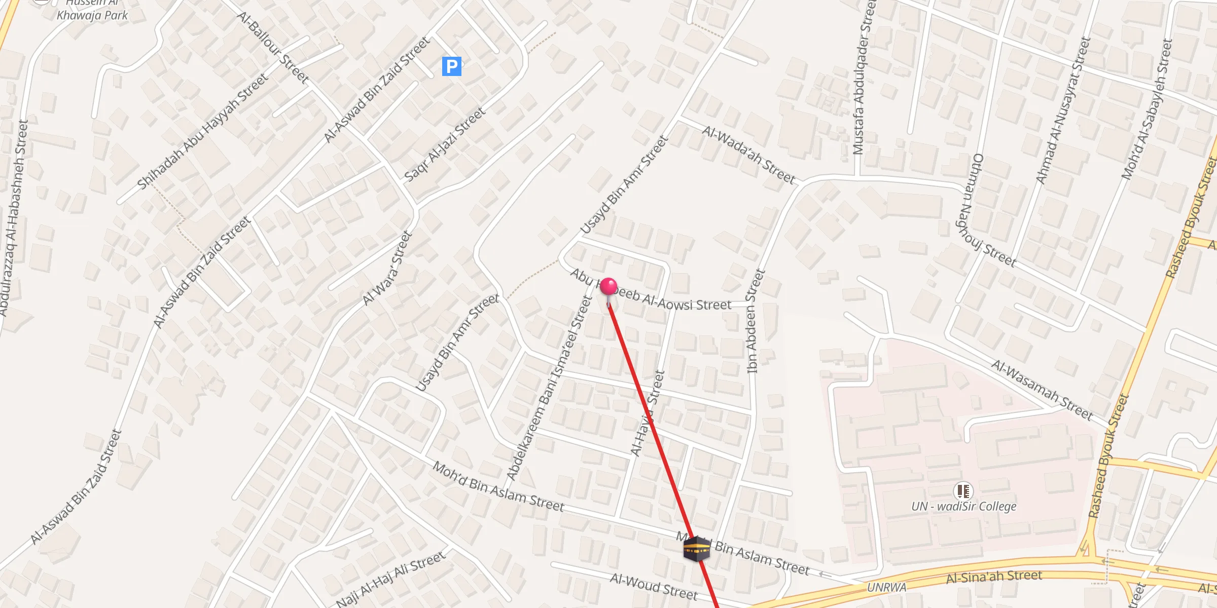 Carte de localisation : مسجد الهدى